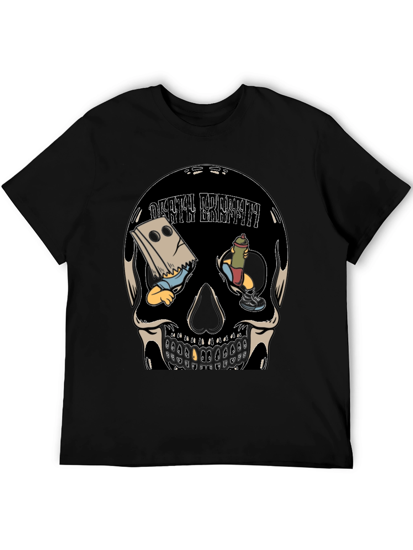 Death Breath Skull Graphic Tee - Unique Design