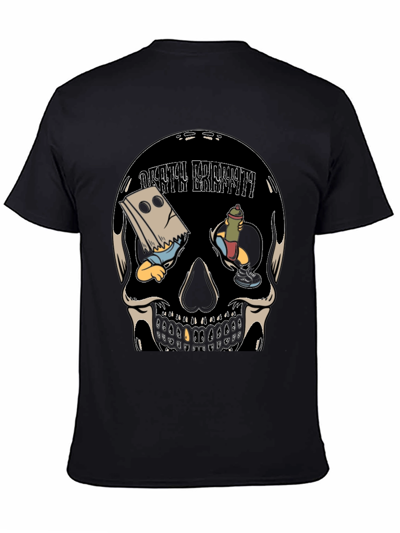 Death Breath Skull Graphic Tee - Unique Design