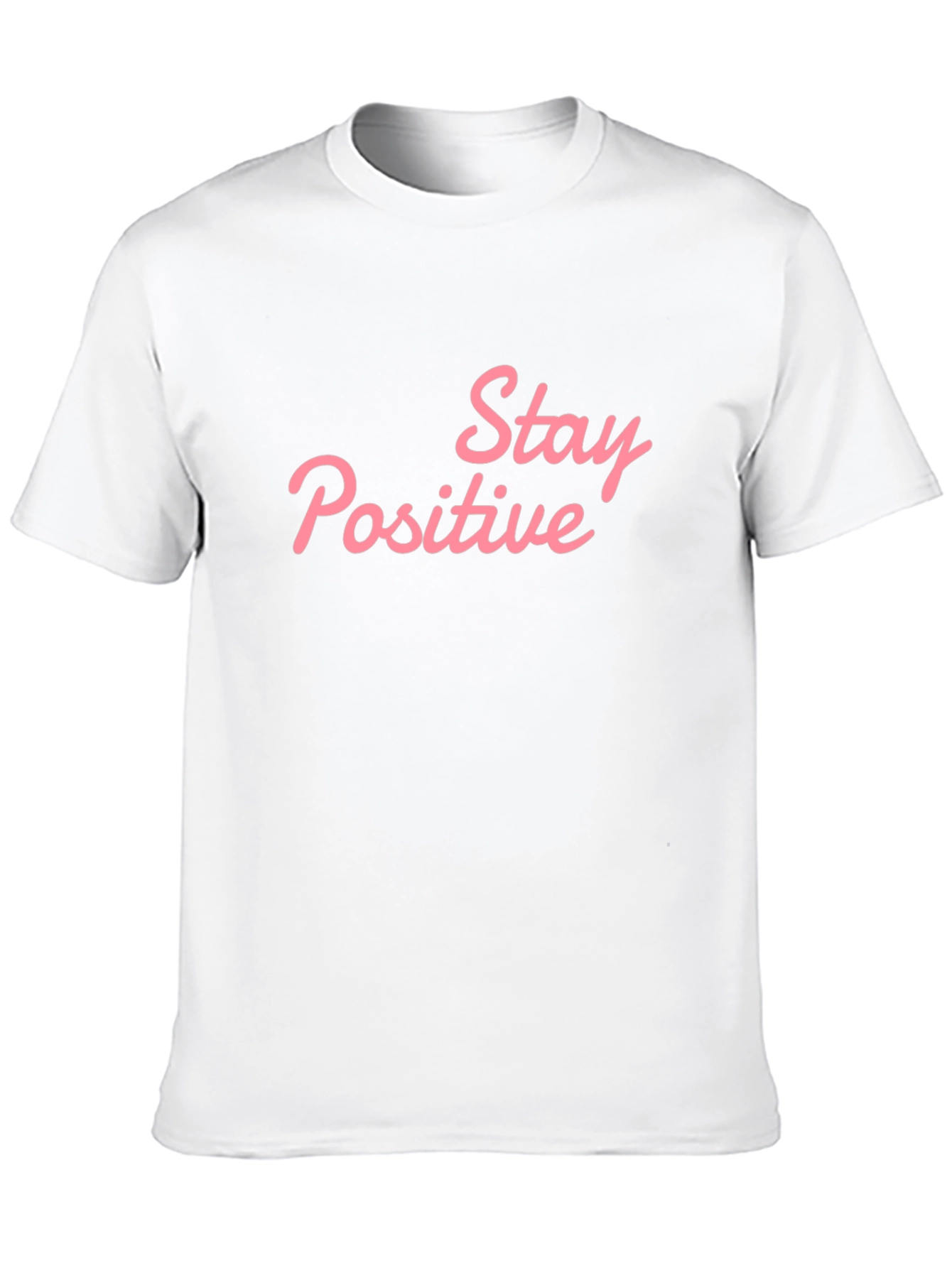 Stay Positive Graphic T-Shirt - Black