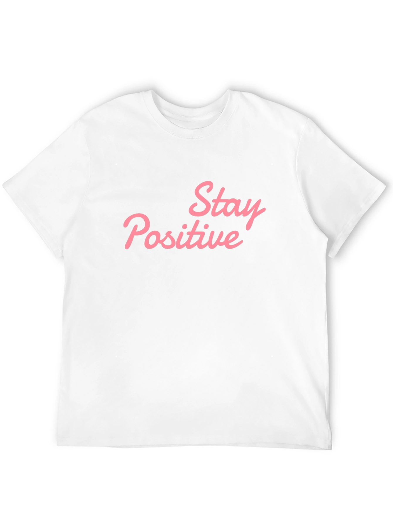 Stay Positive Graphic T-Shirt - Black