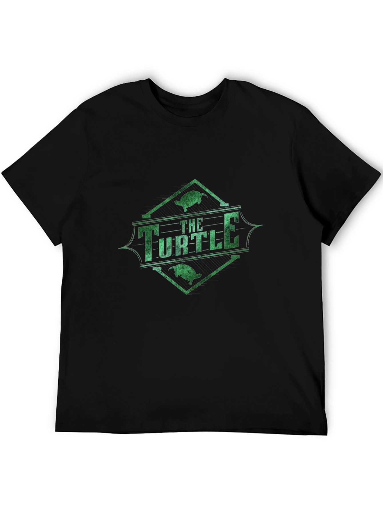 The Turtle Graphic Black T-Shirt - Unisex