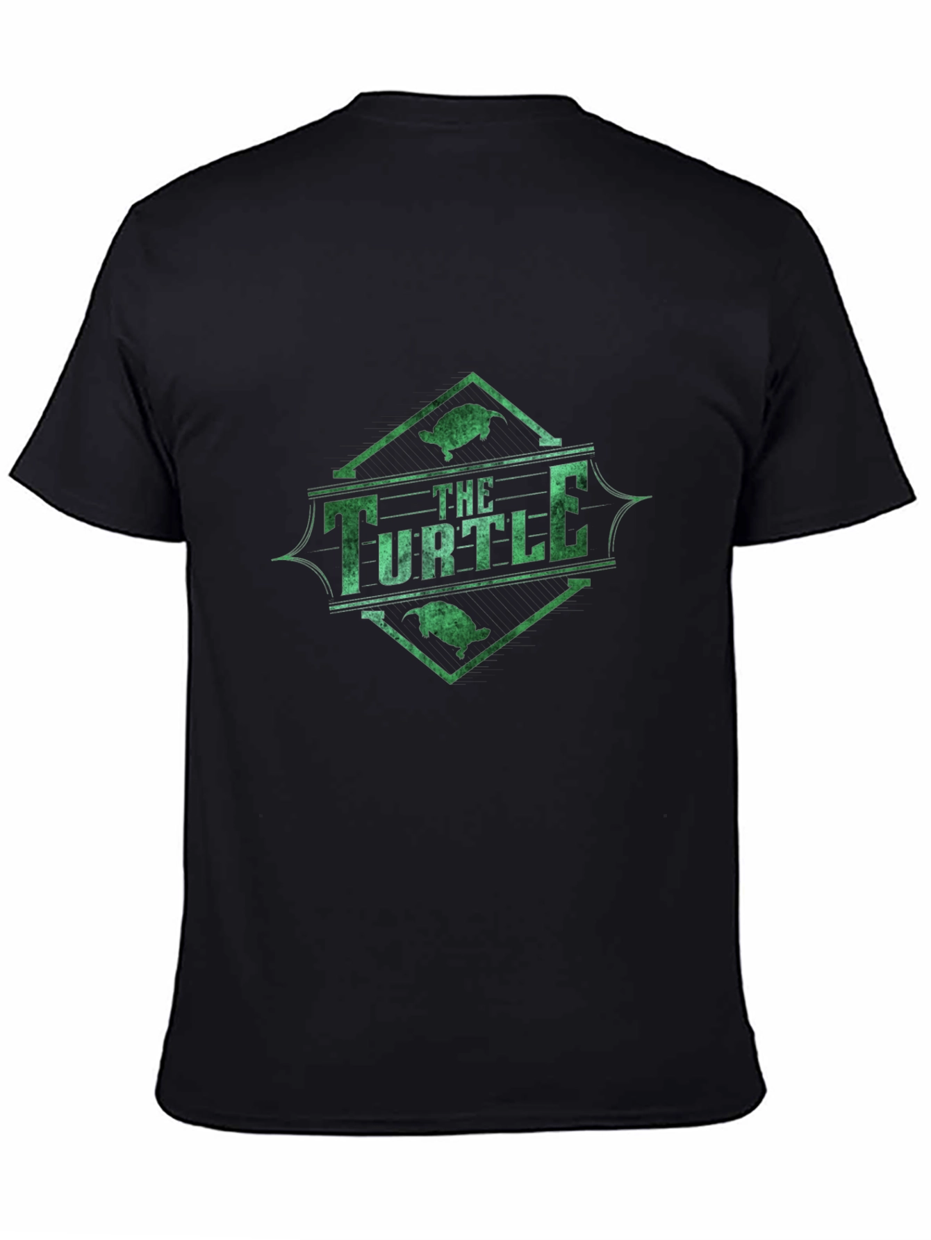 The Turtle Graphic Black T-Shirt - Unisex
