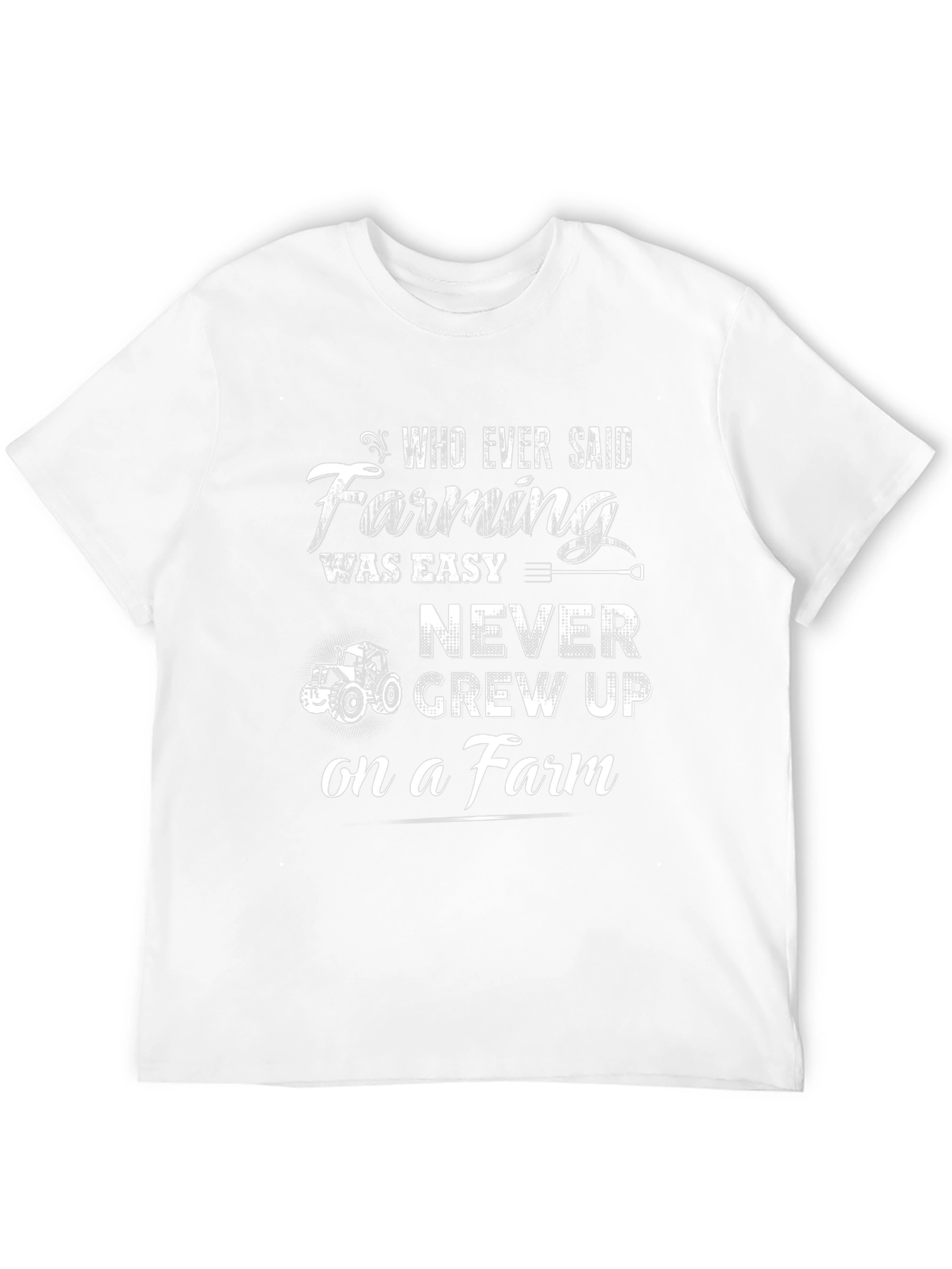 Farming Was Easy T-Shirt - Black Farm Life