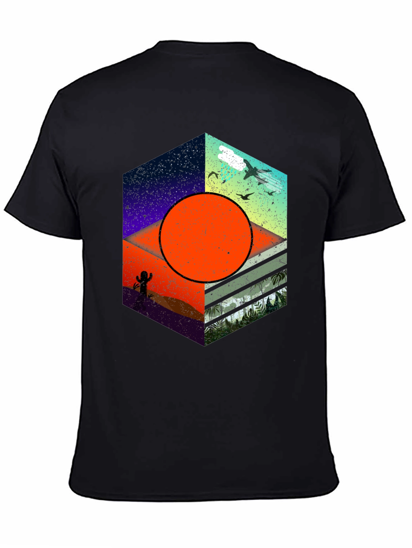 Geometric Nature T-Shirt