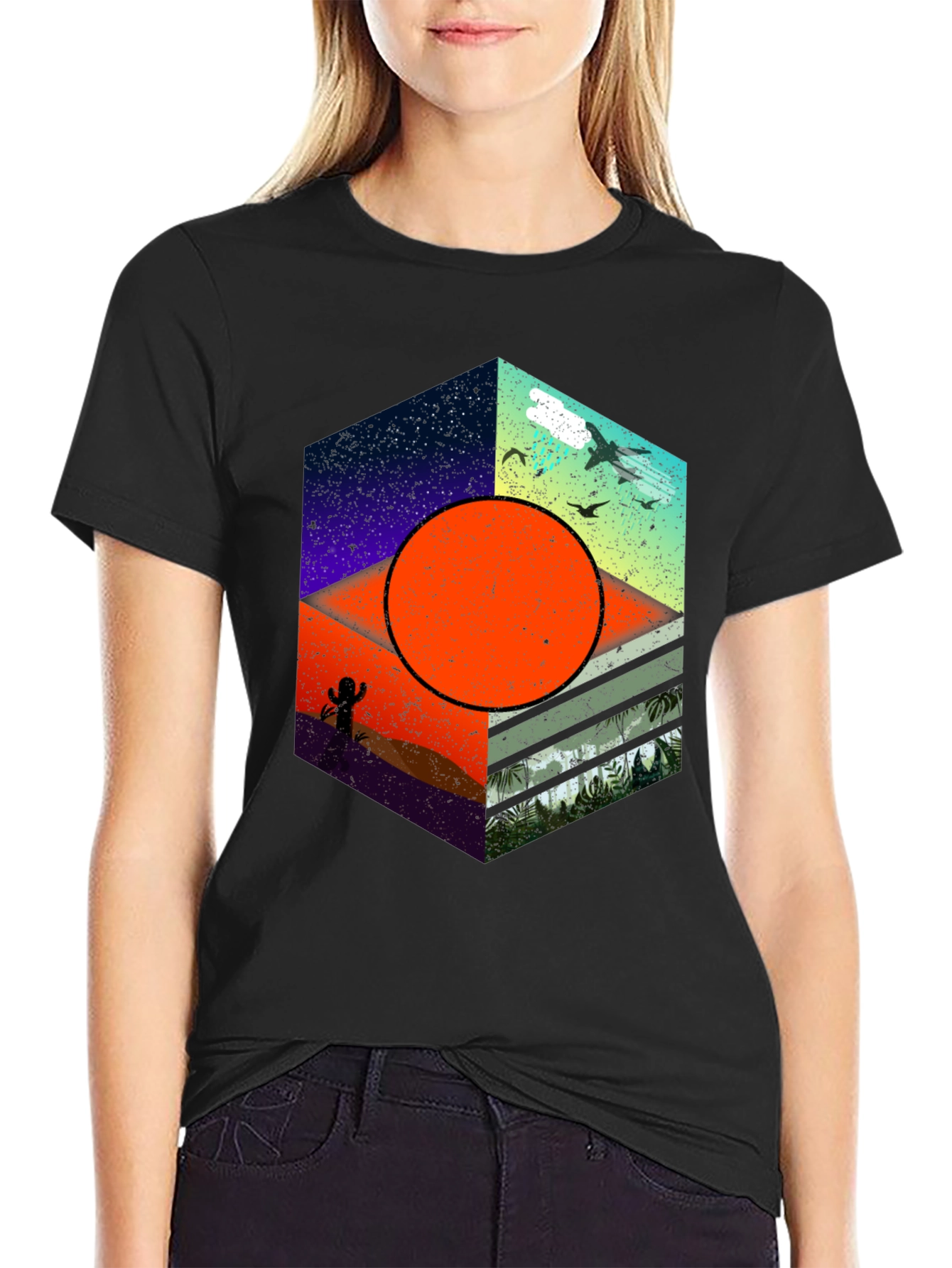 Geometric Nature T-Shirt