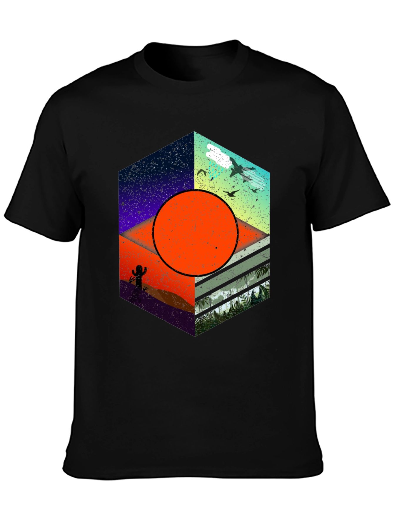 Geometric Nature T-Shirt