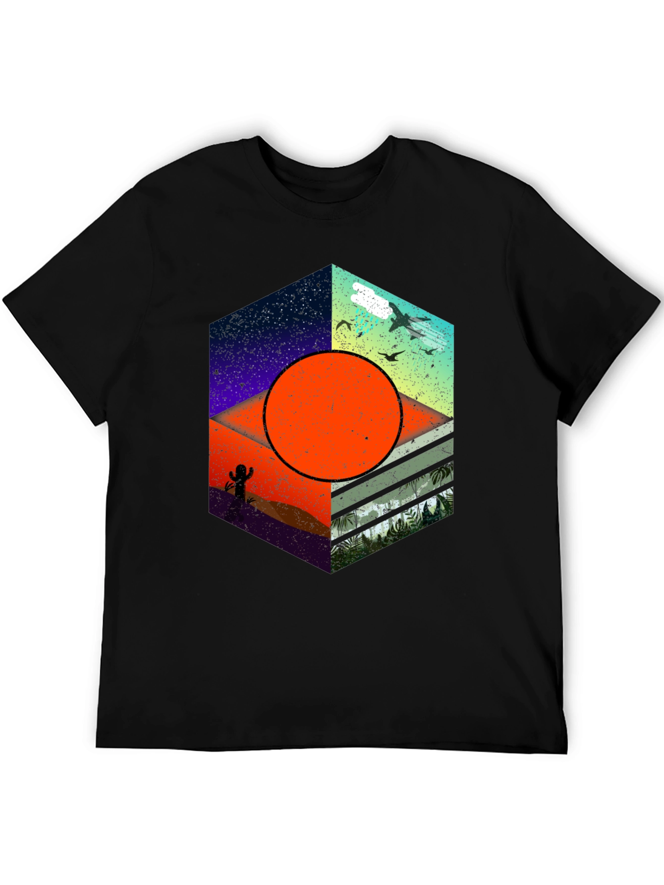 Geometric Nature T-Shirt