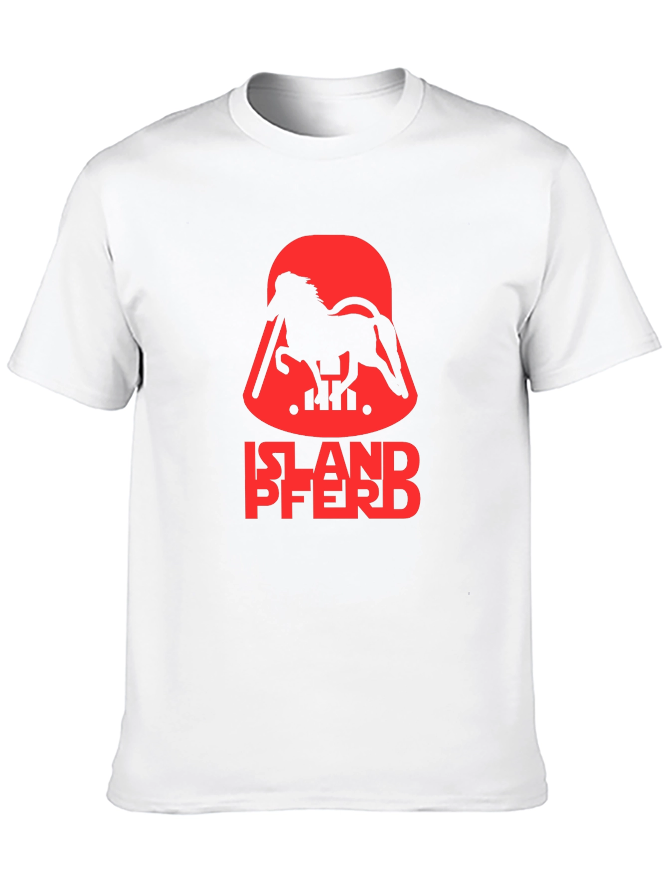 Islandpferd T-Shirt - Horse Vader Parody Tee