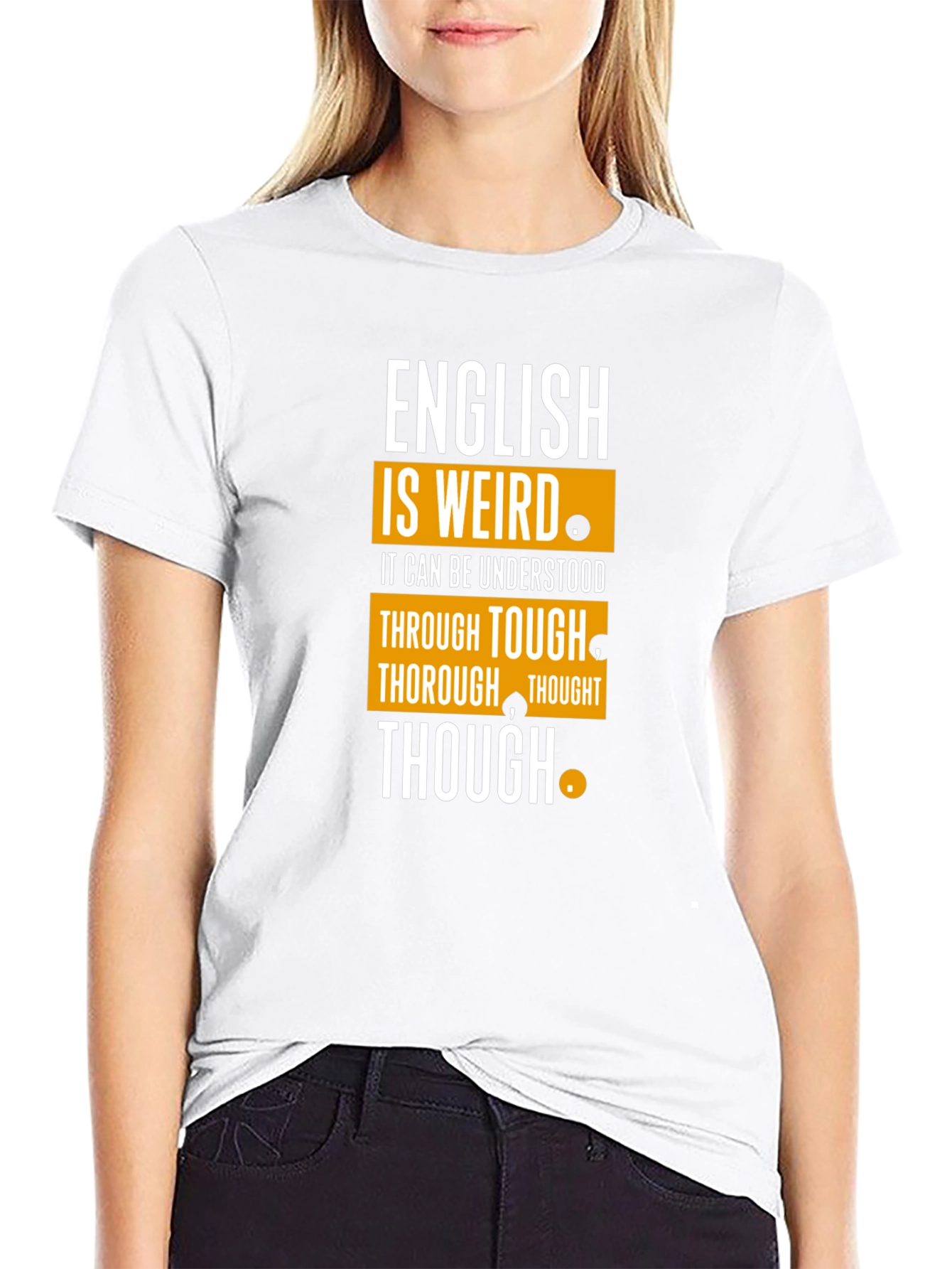 English Is Weird T-Shirt Funny Grammar Tee