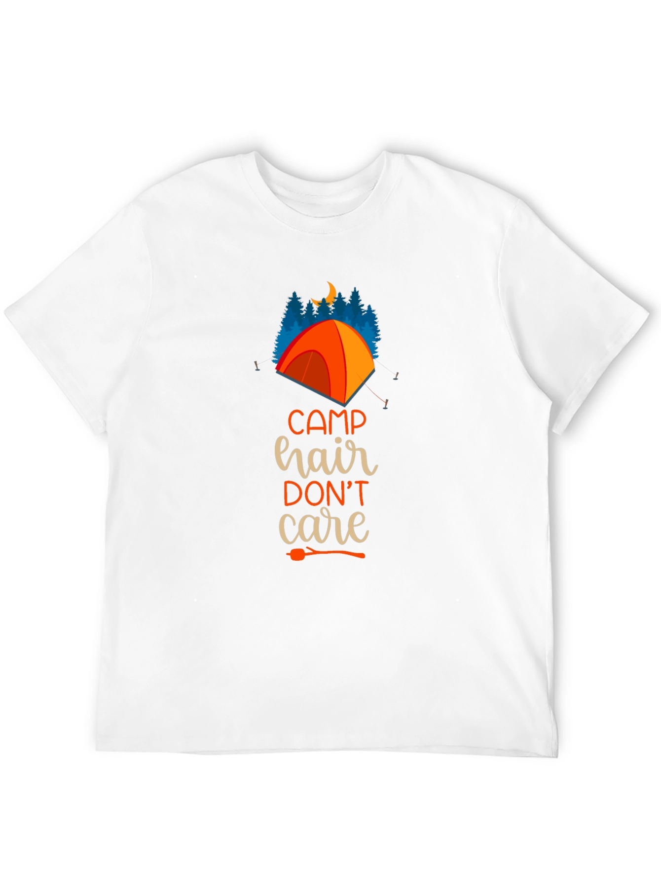 Camp Hair Dont Care Graphic Tee
