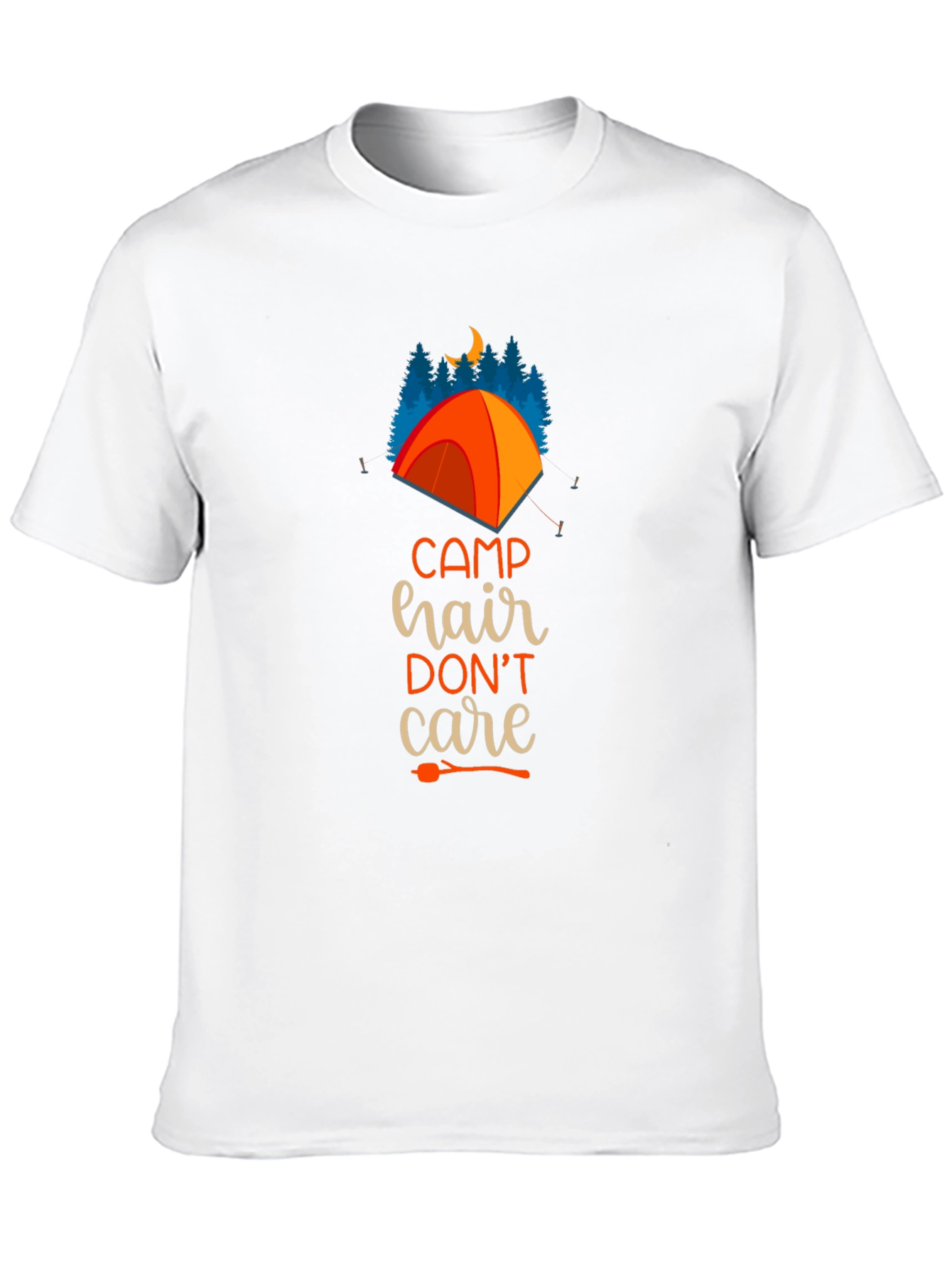 Camp Hair Dont Care Graphic Tee