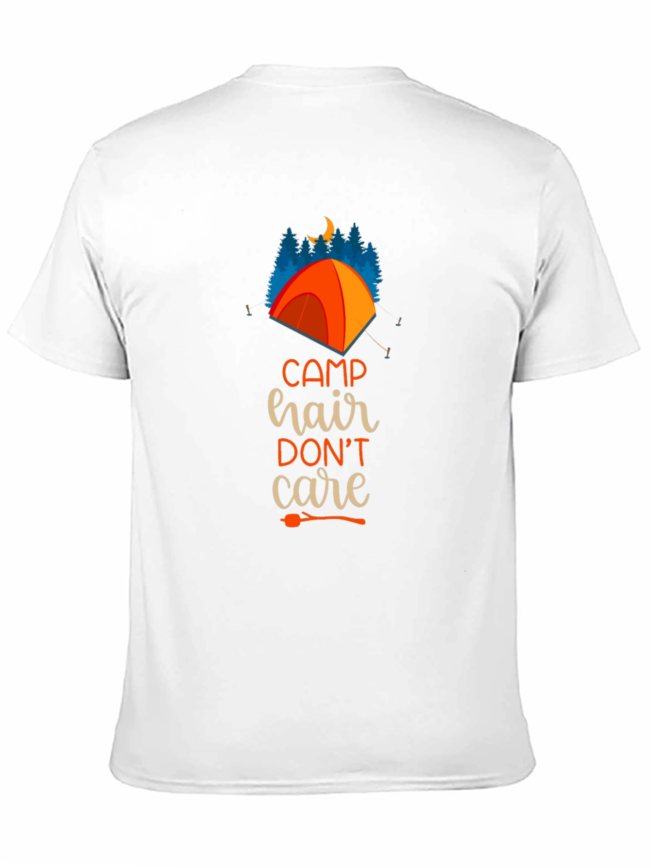 Camp Hair Dont Care Graphic Tee