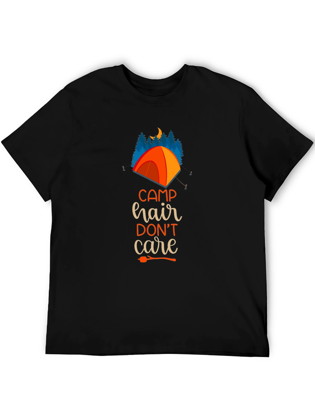 Camp Hair Dont Care Graphic Tee