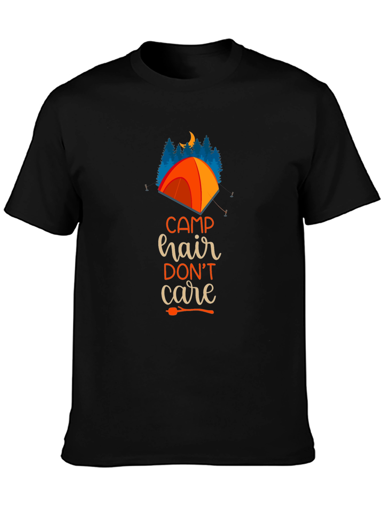 Camp Hair Dont Care Graphic Tee