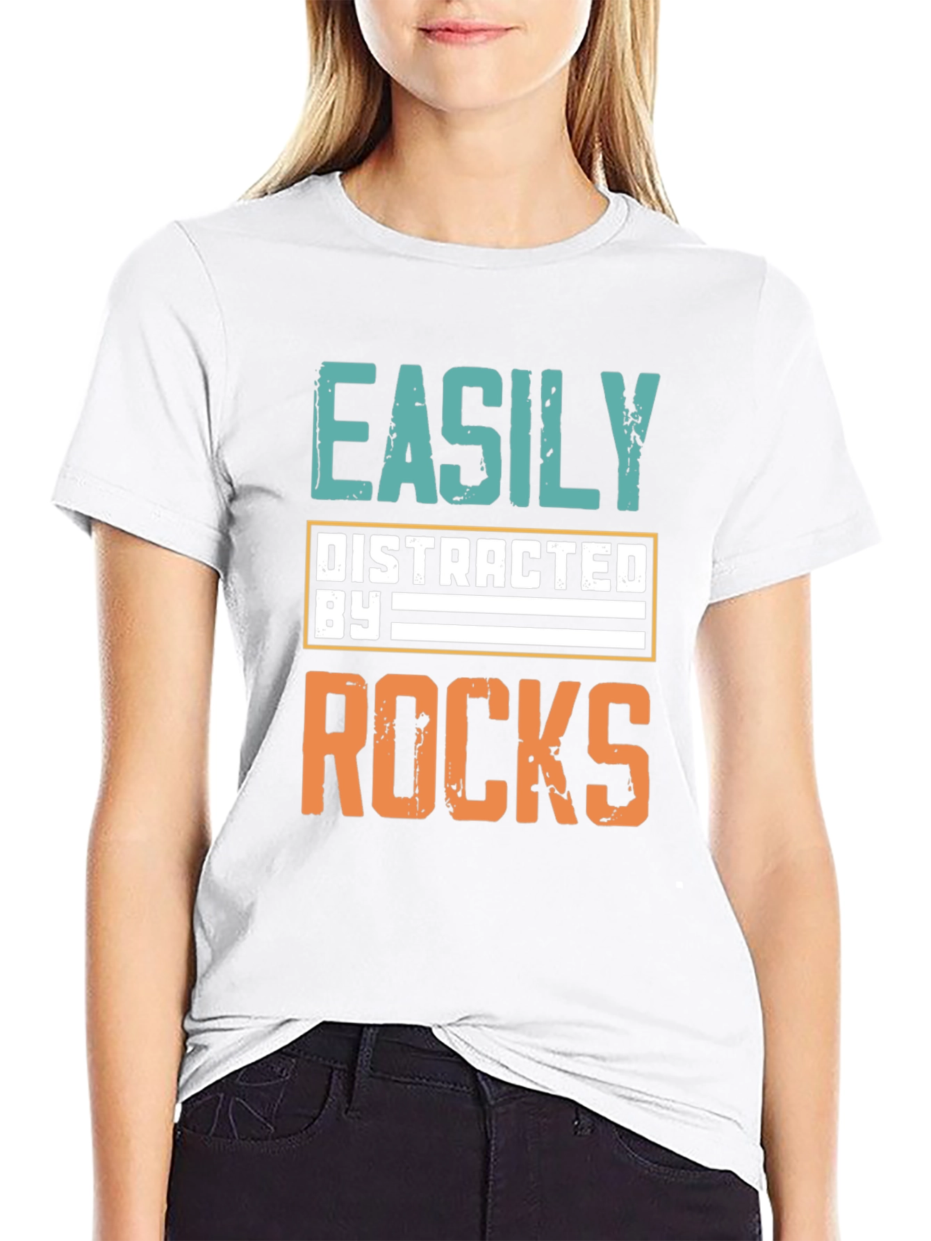 Easily Distracted by Rocks T-Shirt