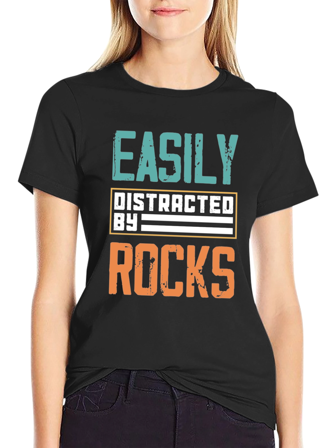 Easily Distracted by Rocks T-Shirt