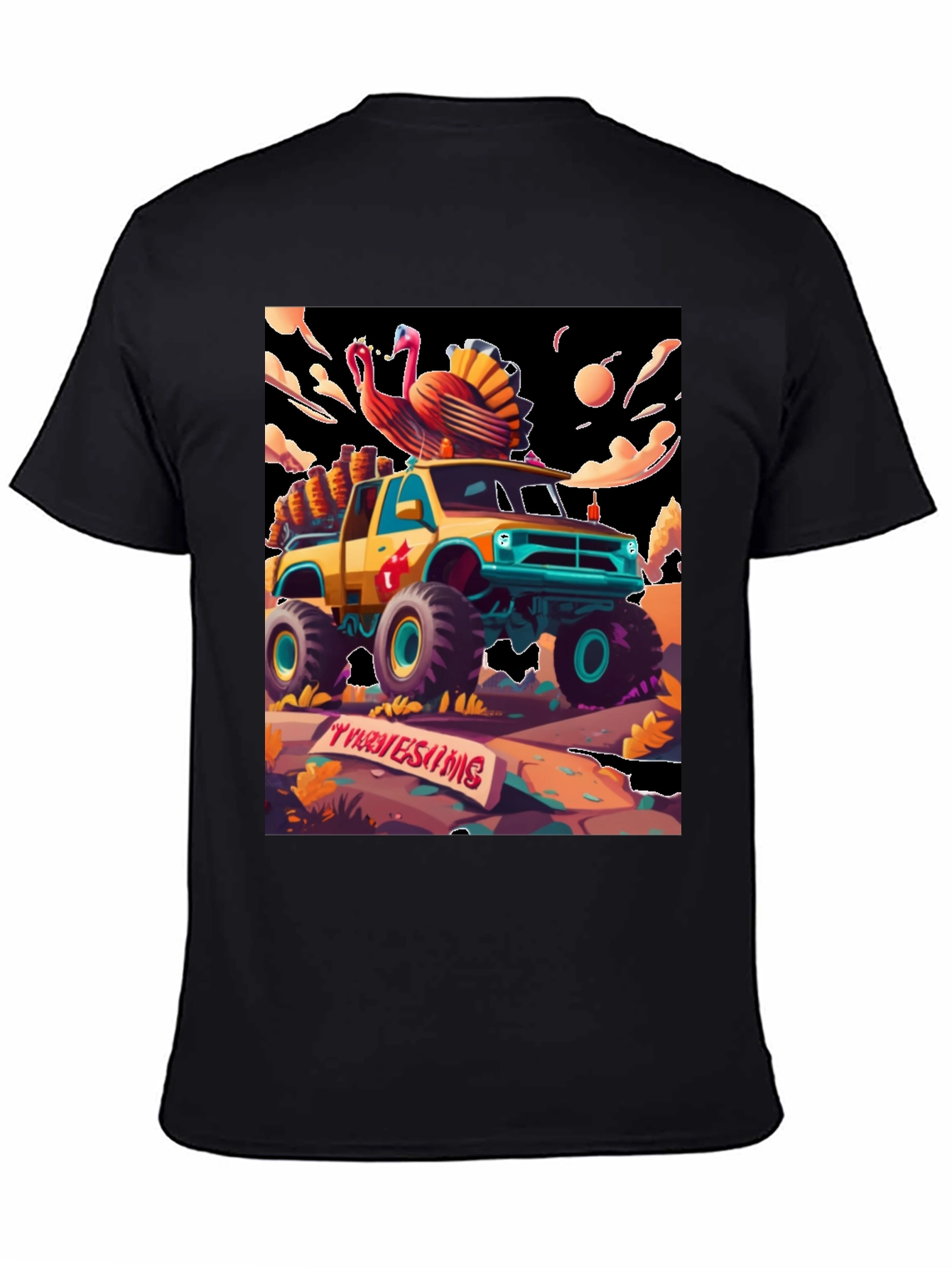 Thanksgiving Monster Truck T-Shirt