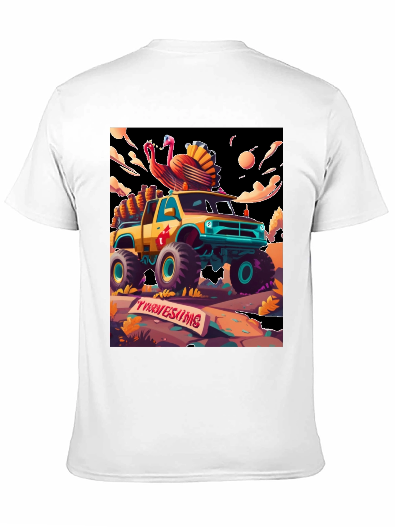 Thanksgiving Monster Truck T-Shirt