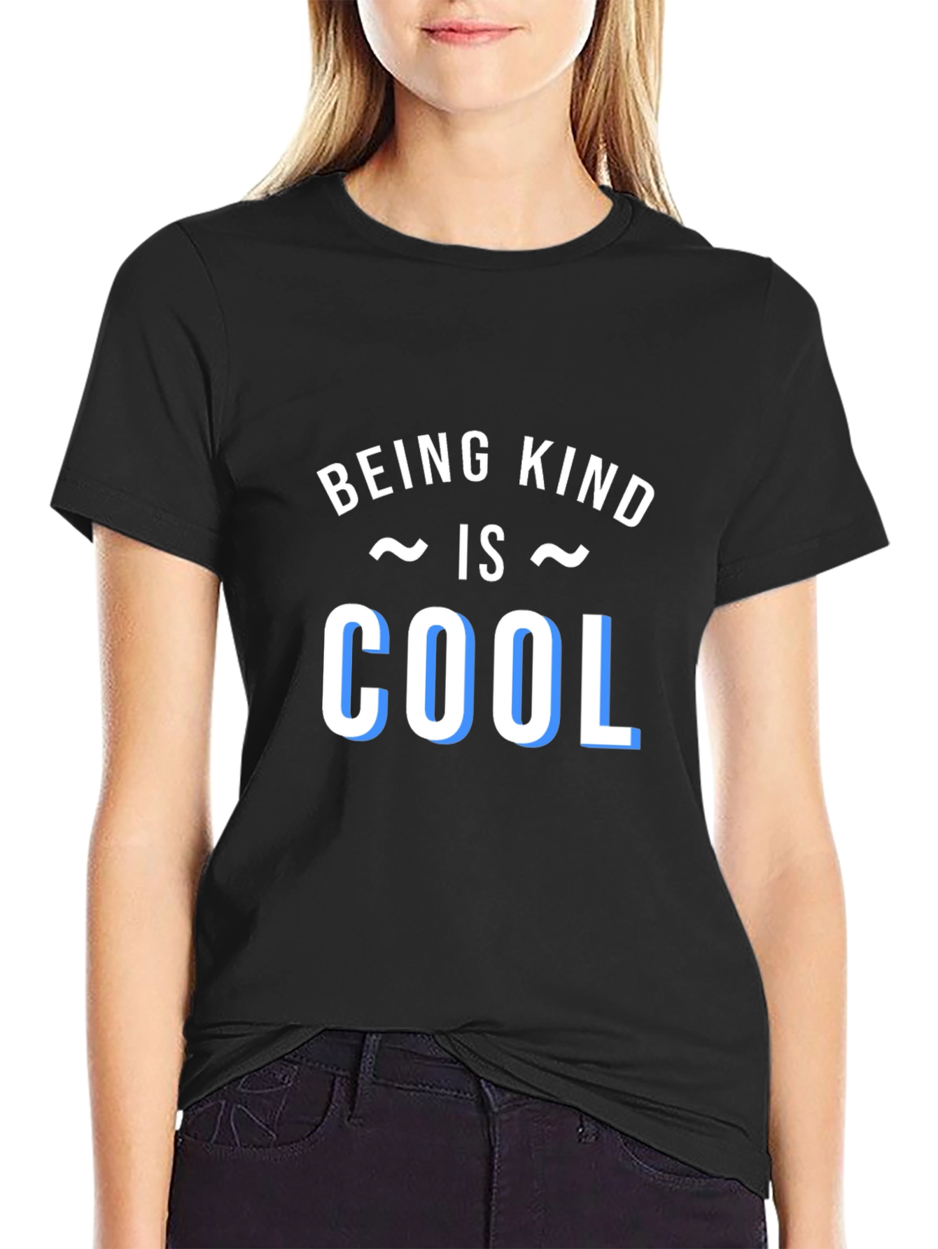 Being Kind Is Cool Black T-Shirt