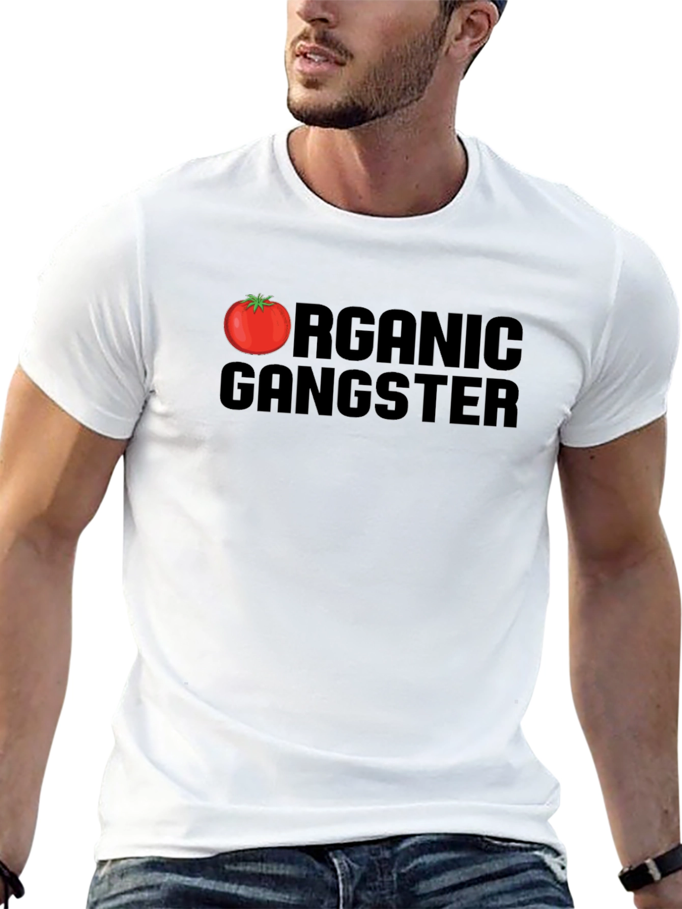Organic Gangster Graphic T-Shirt