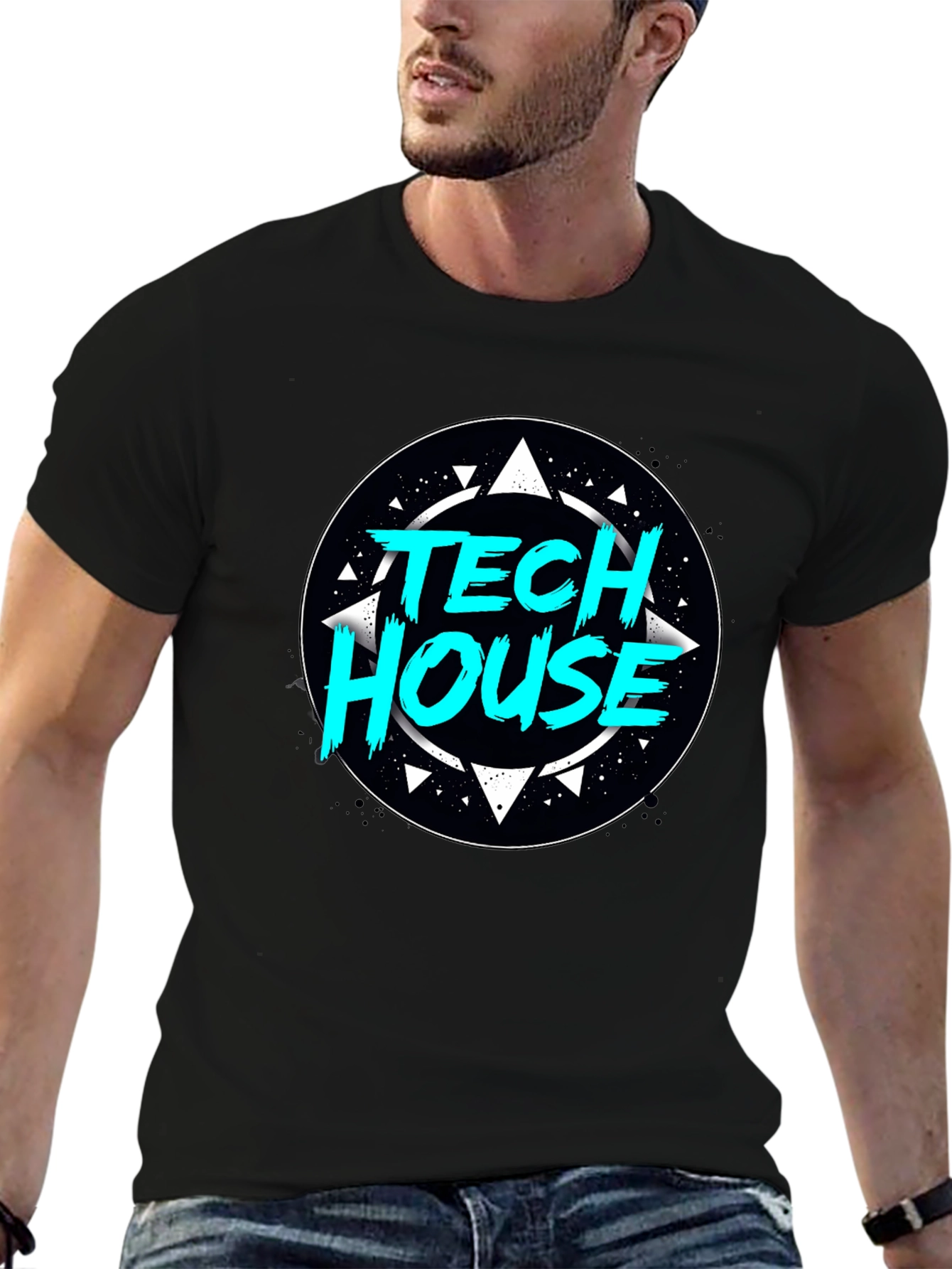 Tech House Graphic T-Shirt - Stylish Design