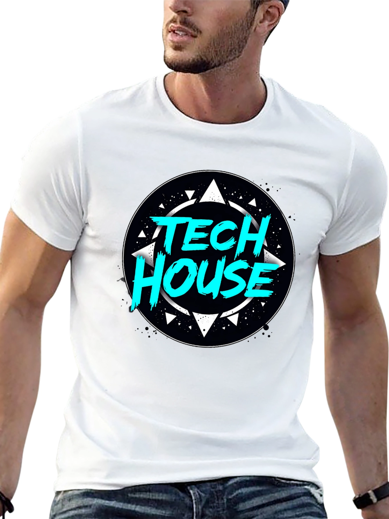 Tech House Graphic T-Shirt - Stylish Design