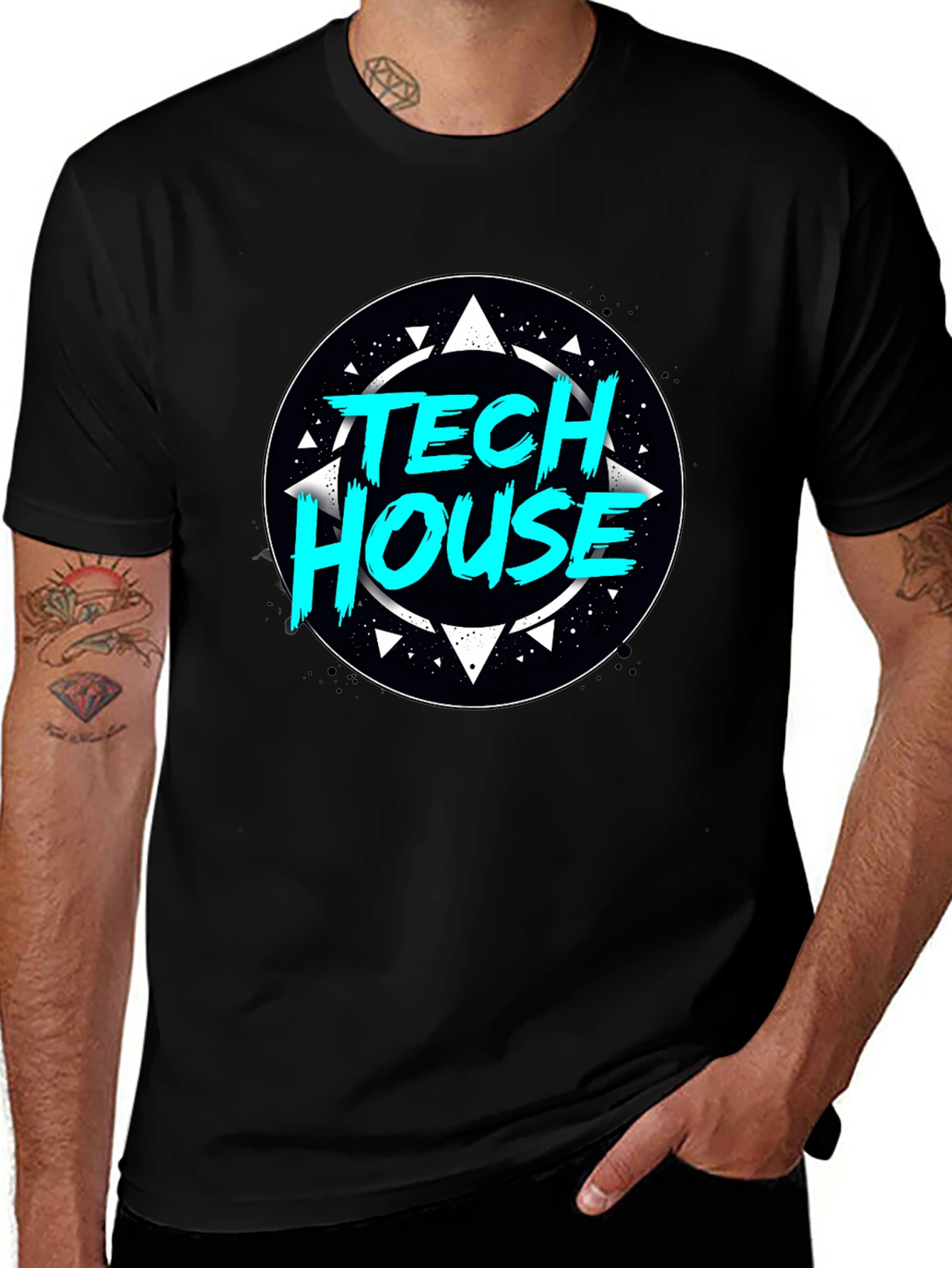Tech House Graphic T-Shirt - Stylish Design