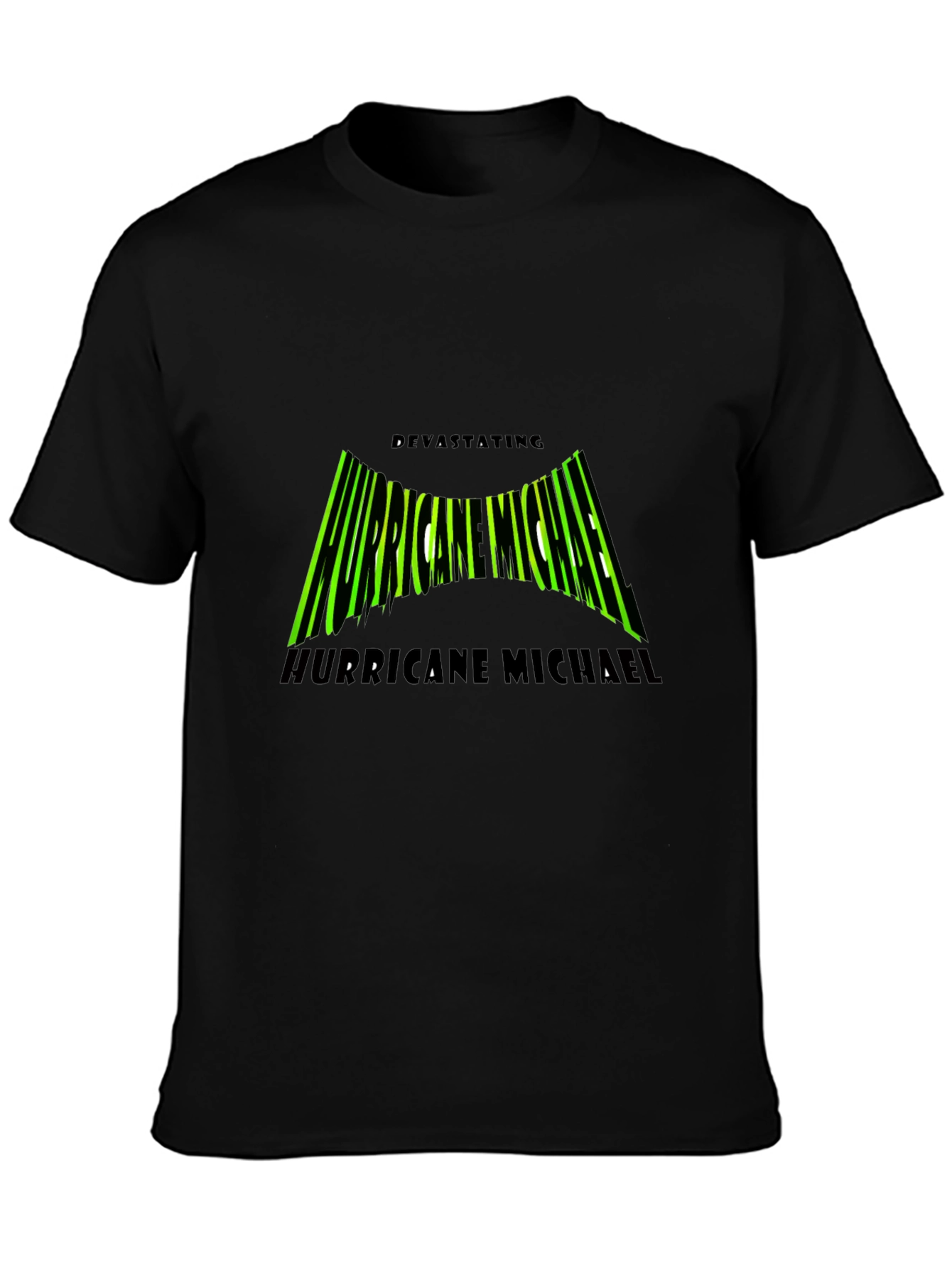 Hurricane Michael Tee - Black Graphic T-Shirt