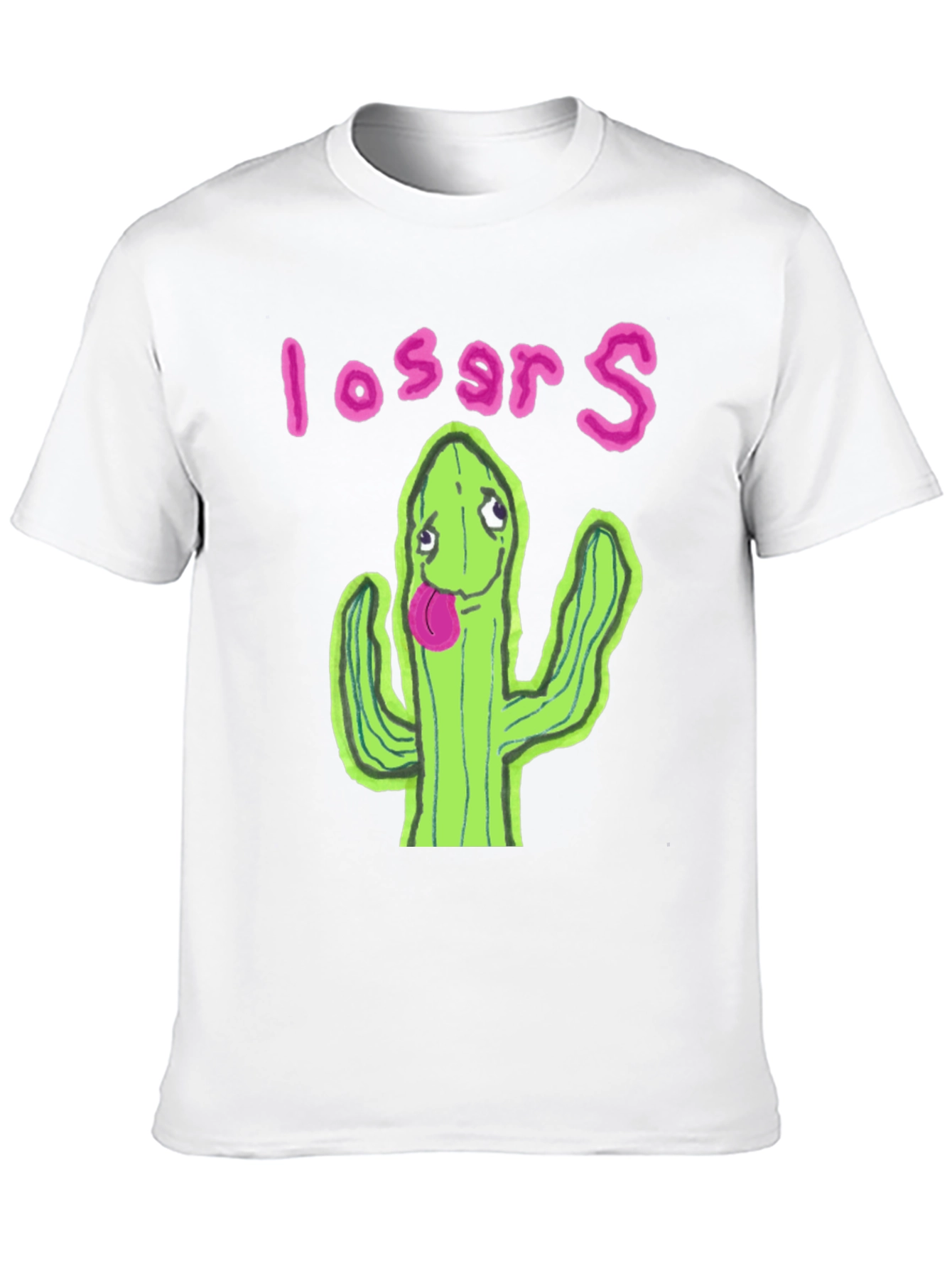 Cactus Losers Graphic Black T-Shirt