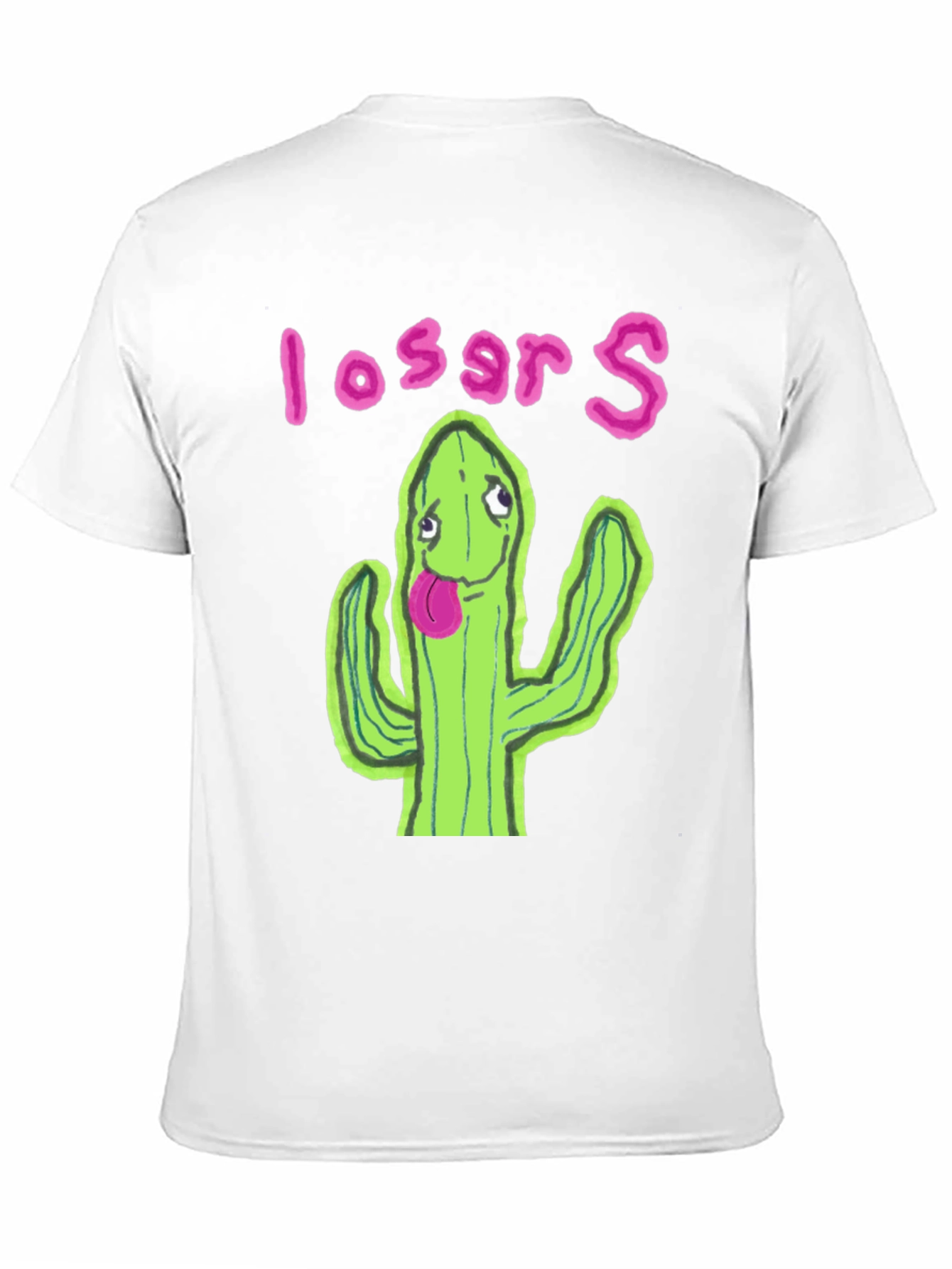 Cactus Losers Graphic Black T-Shirt