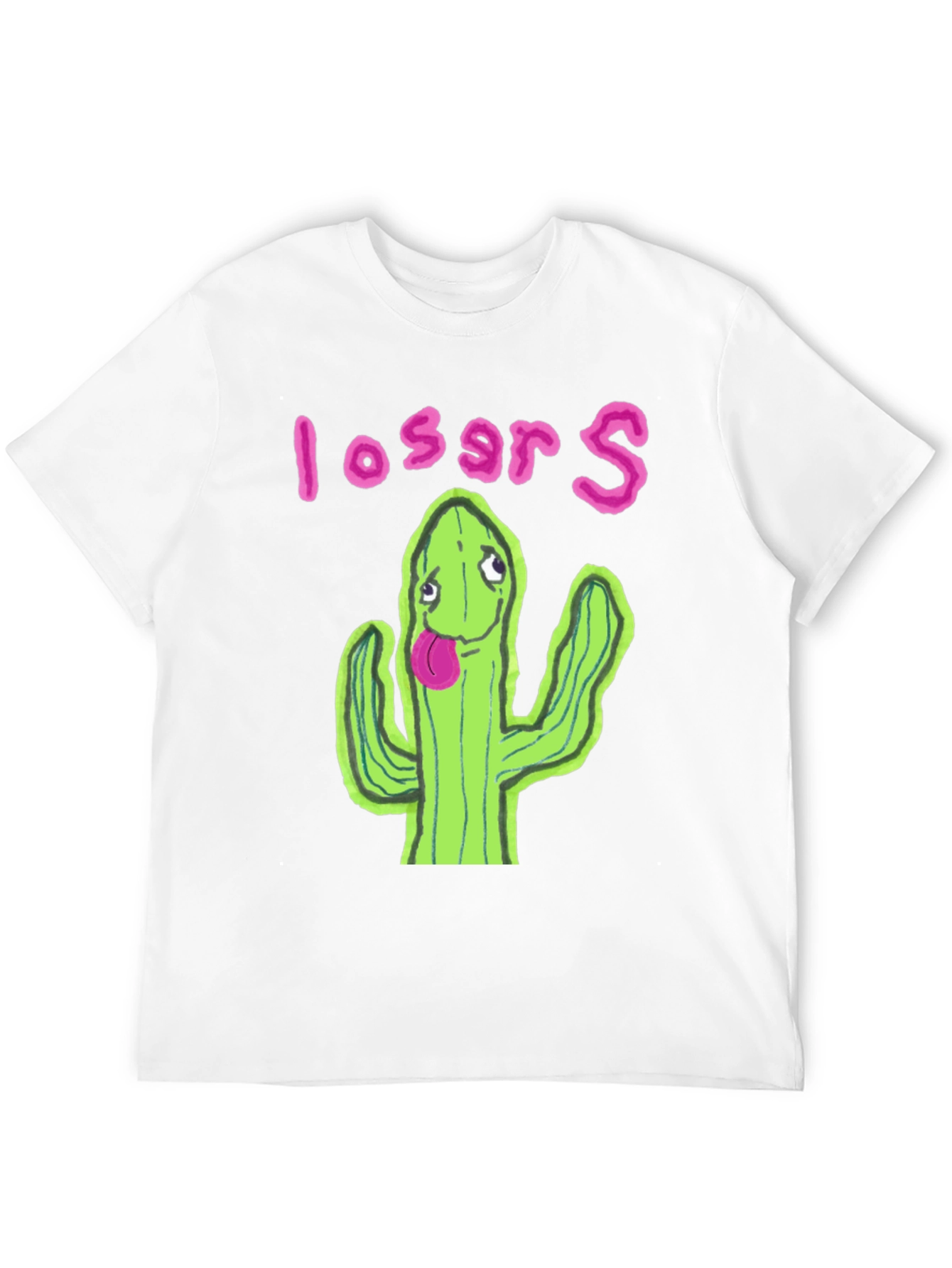 Cactus Losers Graphic Black T-Shirt