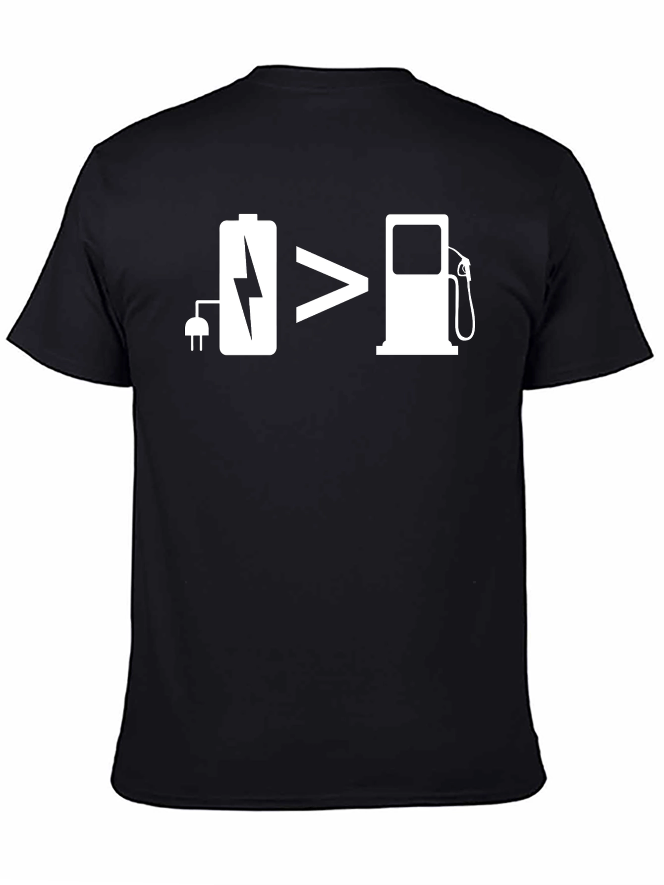 Electric Car Battery > Gas Pump T-Shirt