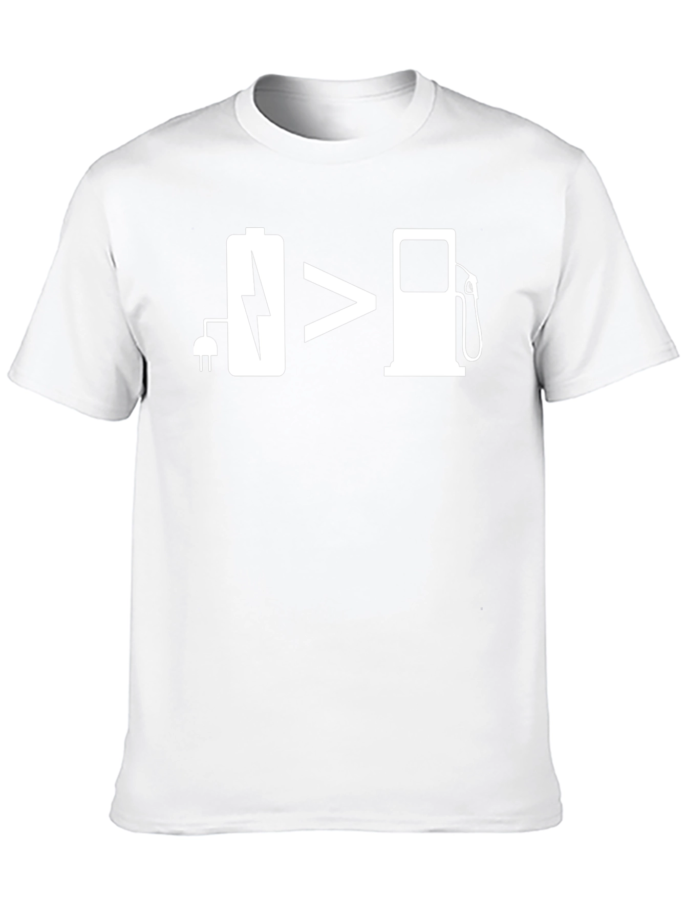 Electric Car Battery > Gas Pump T-Shirt