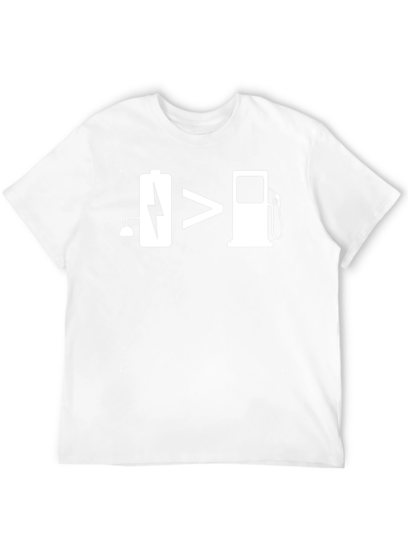 Electric Car Battery > Gas Pump T-Shirt