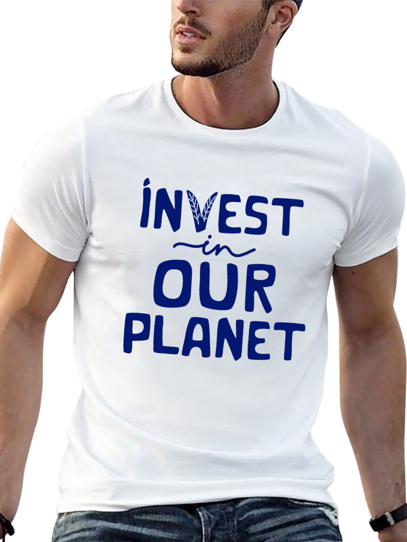 Invest in Our Planet Graphic Tee - Eco-Conscious Apparel