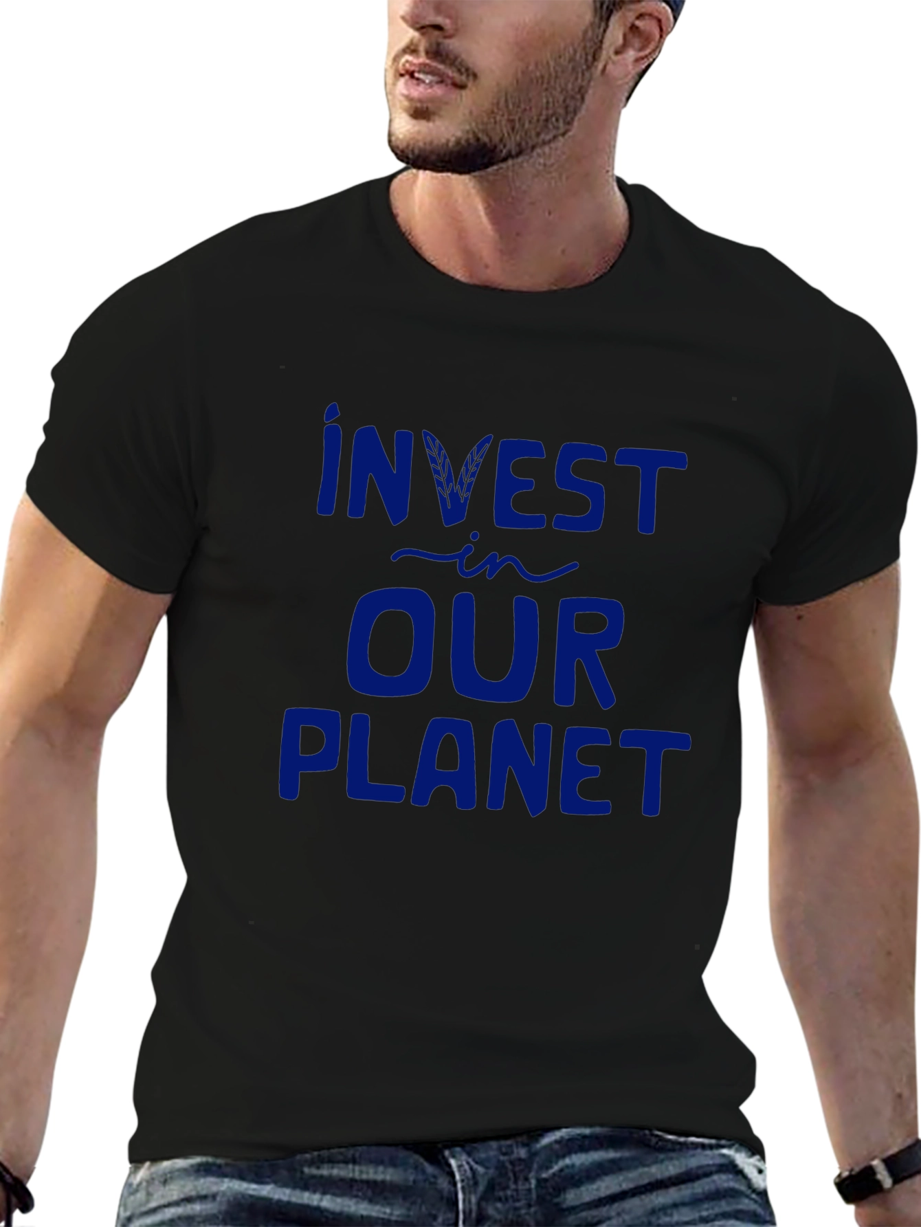 Invest in Our Planet Graphic Tee - Eco-Conscious Apparel