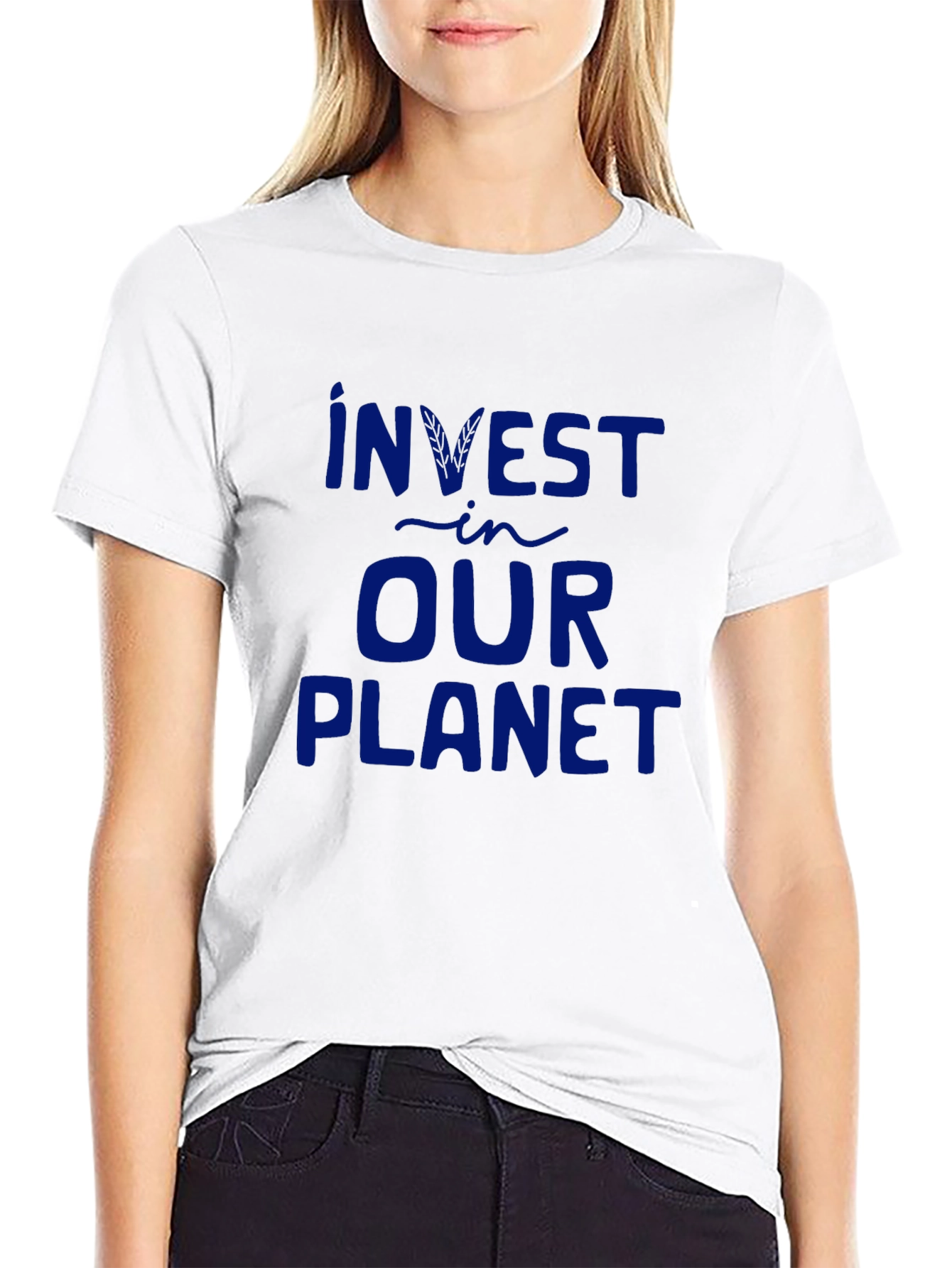 Invest in Our Planet Graphic Tee - Eco-Conscious Apparel