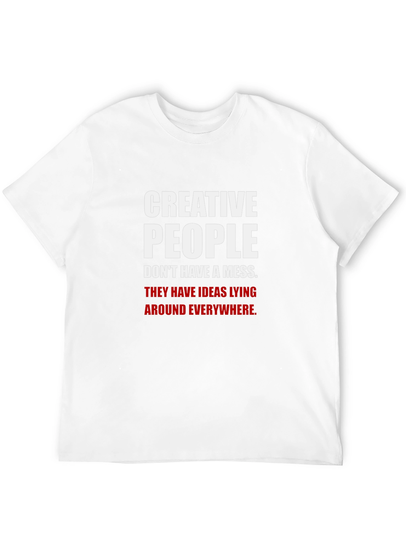 Creative People Graphic Tee - Idea Mess T-Shirt