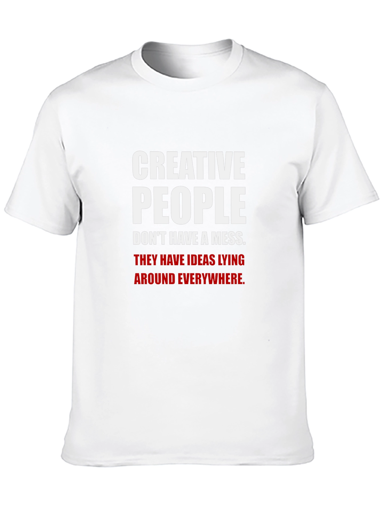 Creative People Graphic Tee - Idea Mess T-Shirt