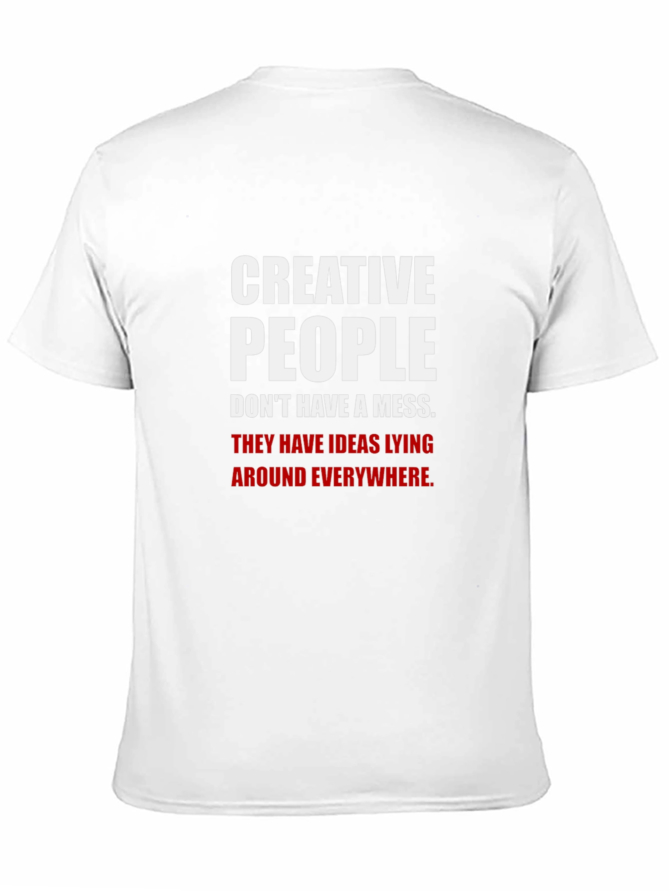 Creative People Graphic Tee - Idea Mess T-Shirt
