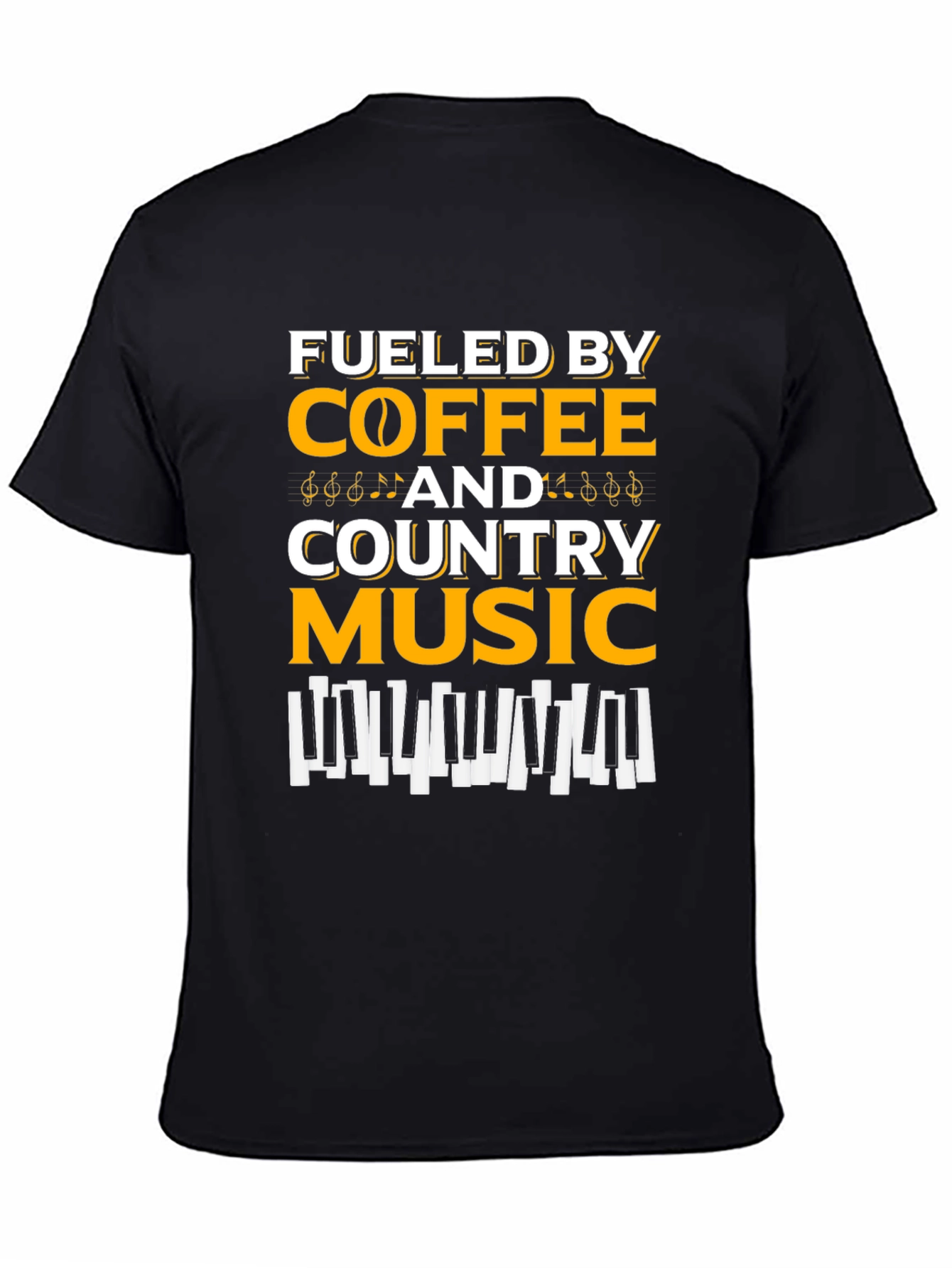 Fueled By Coffee & Country Music Graphic Tee