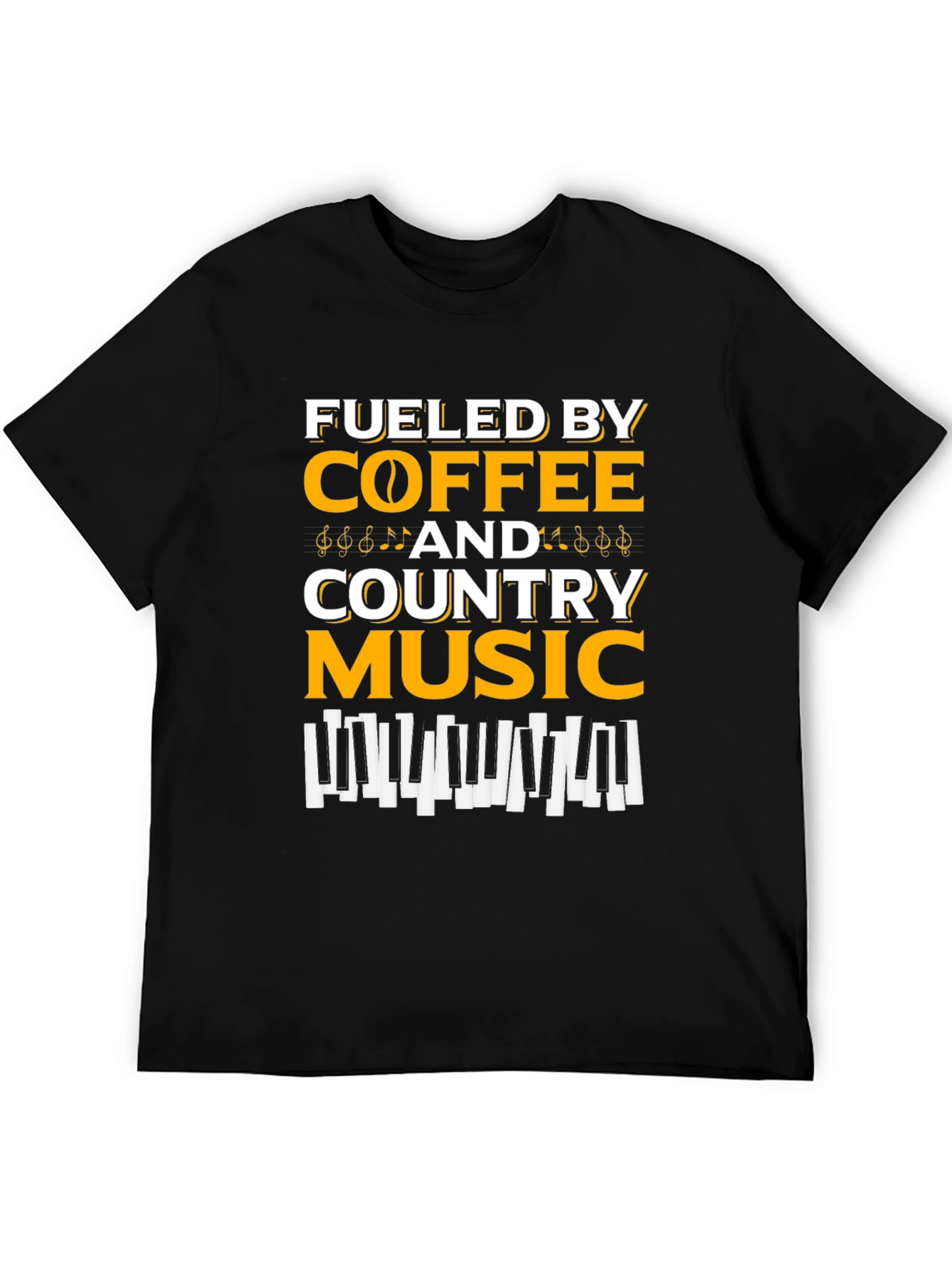 Fueled By Coffee & Country Music Graphic Tee
