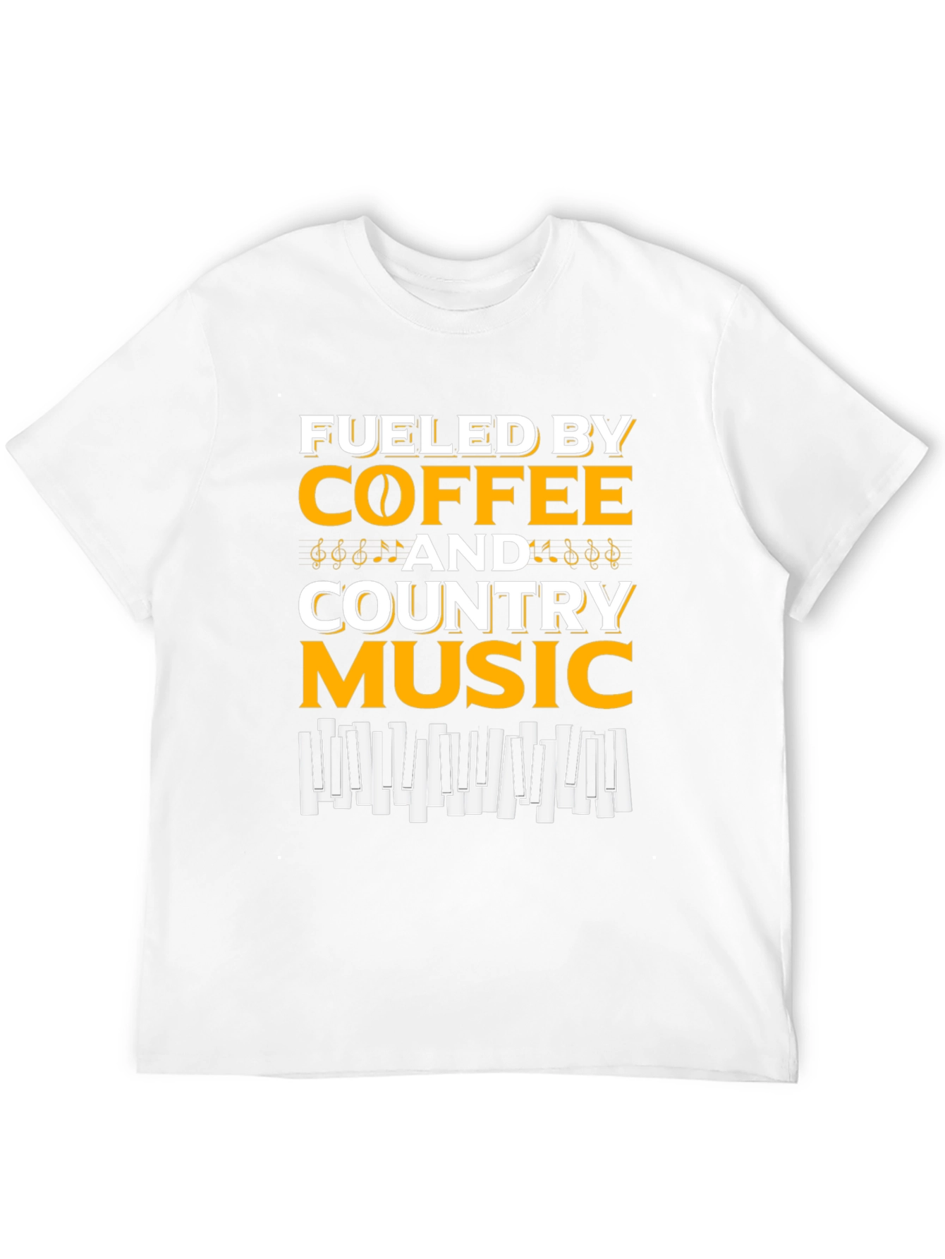 Fueled By Coffee & Country Music Graphic Tee