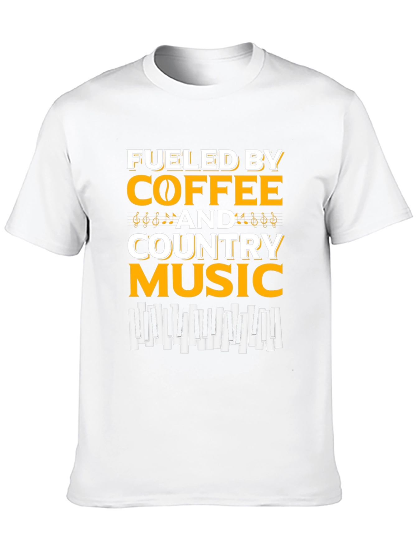 Fueled By Coffee & Country Music Graphic Tee