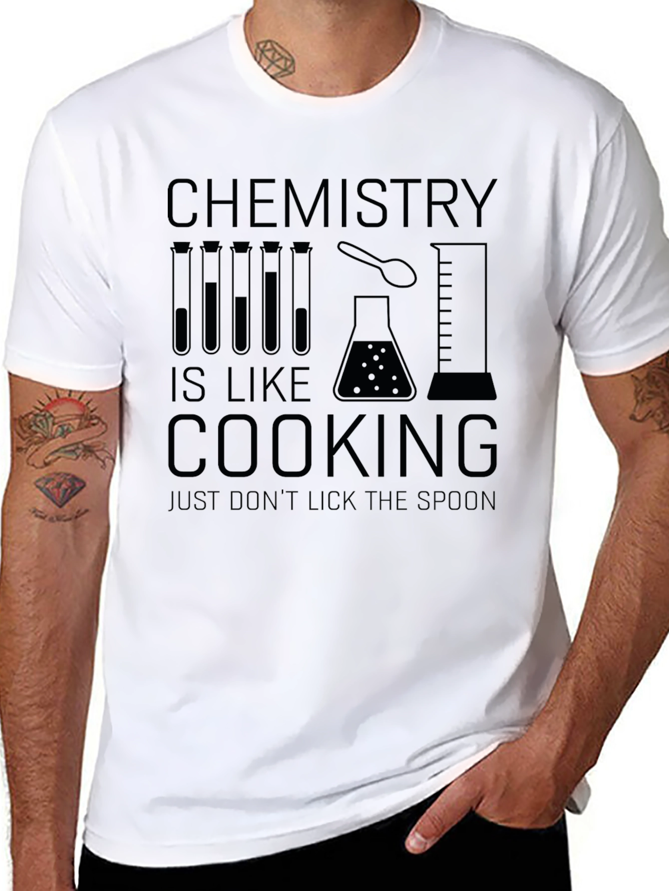 Chemistry is Like Cooking - Funny Science T-Shirt