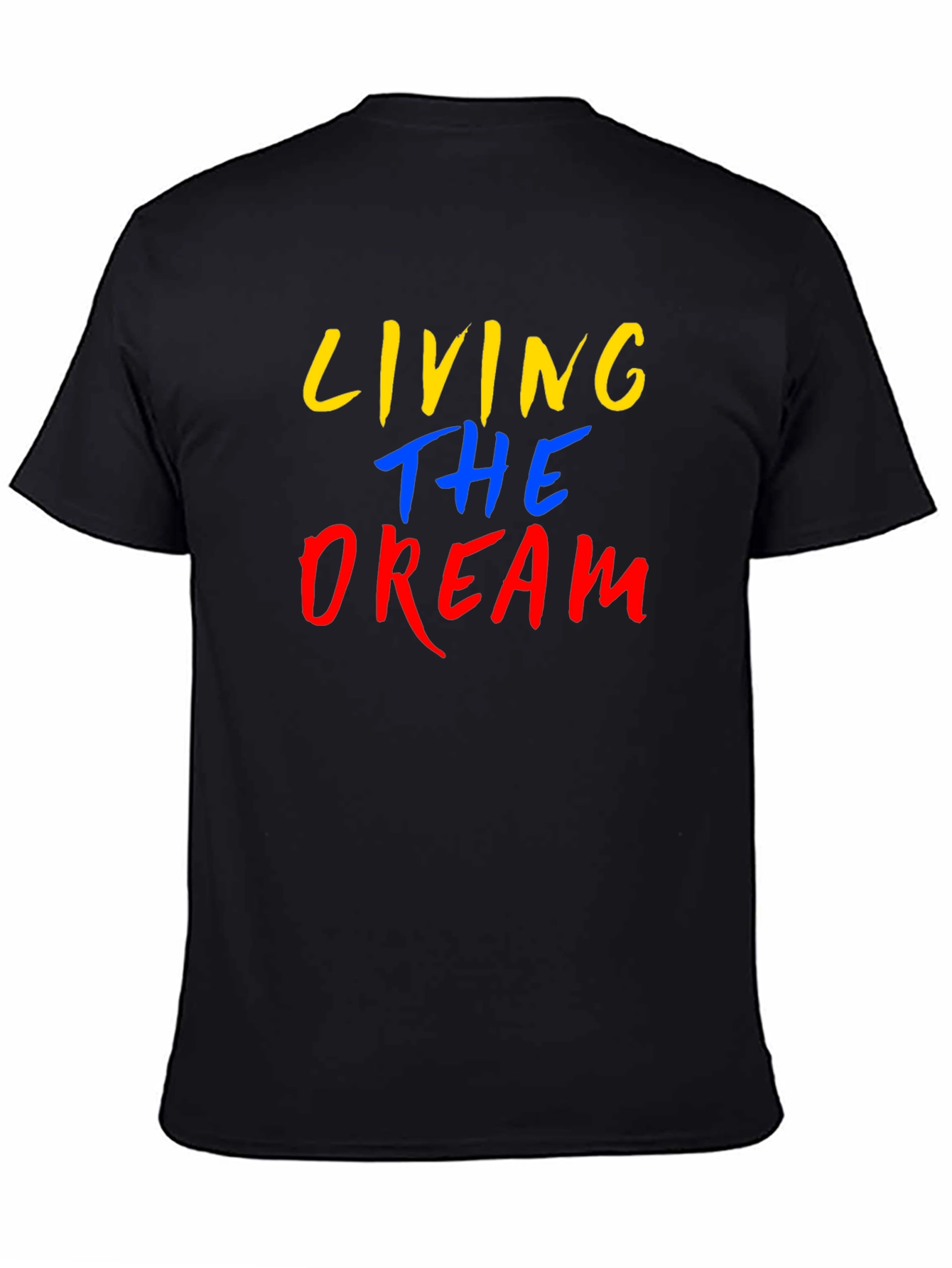 Living the Dream Graphic Tee - Black T-Shirt