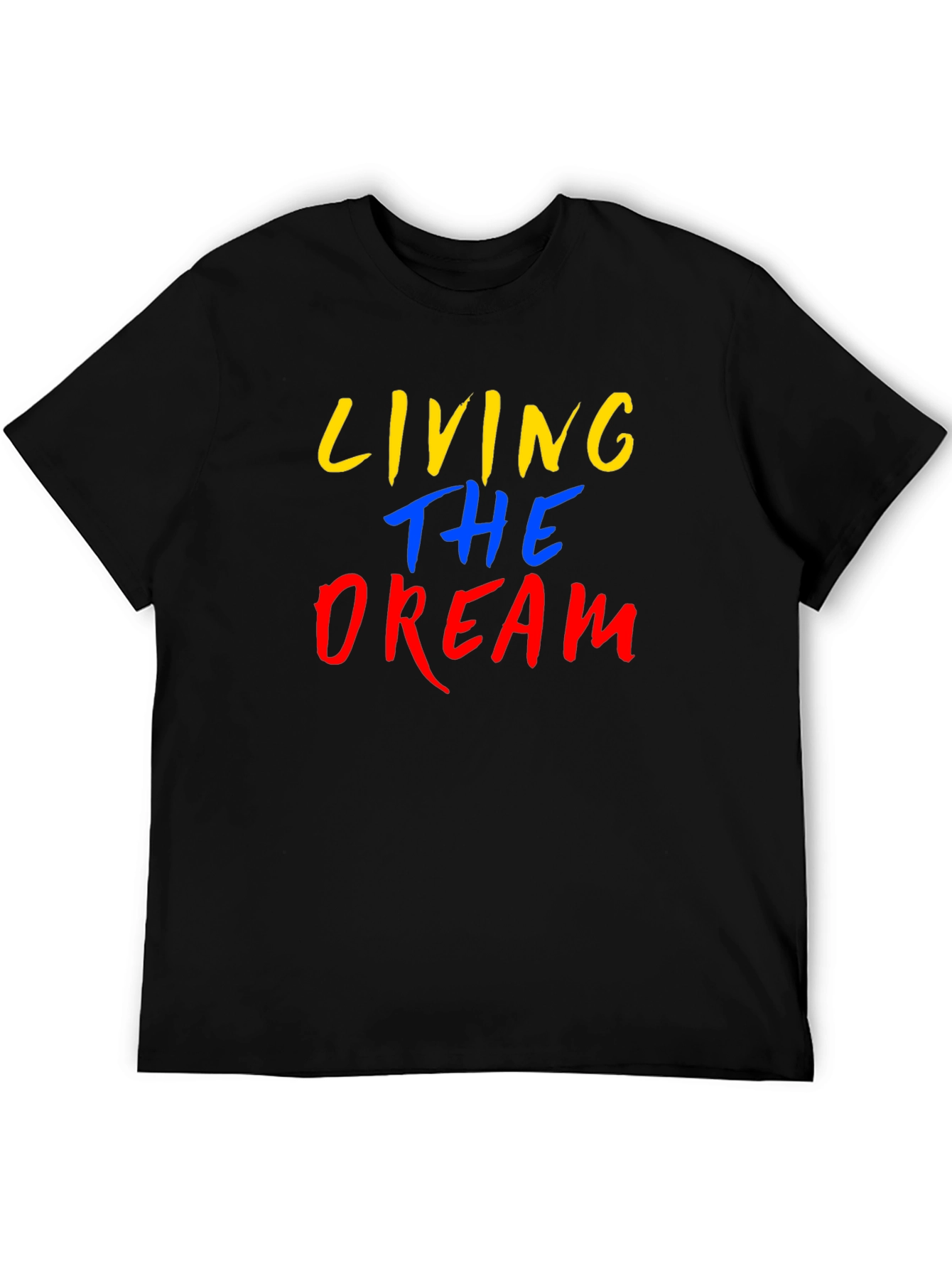 Living the Dream Graphic Tee - Black T-Shirt