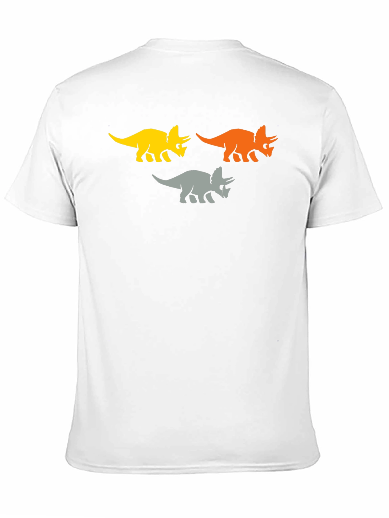 Triceratops Trio T-Shirt - Unique Dinosaur Design