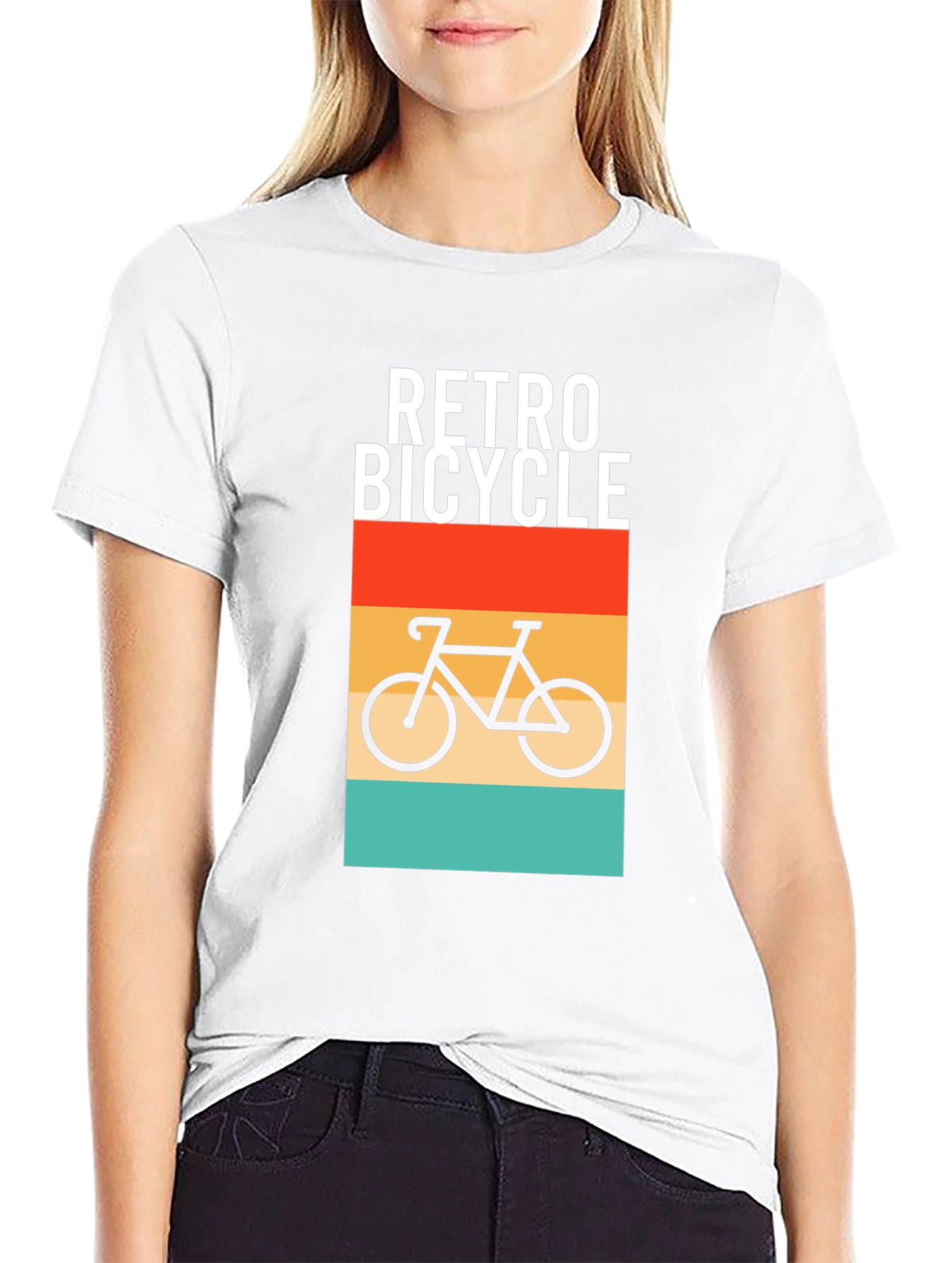 Retro Bicycle Graphic T-Shirt - Stylish Comfort