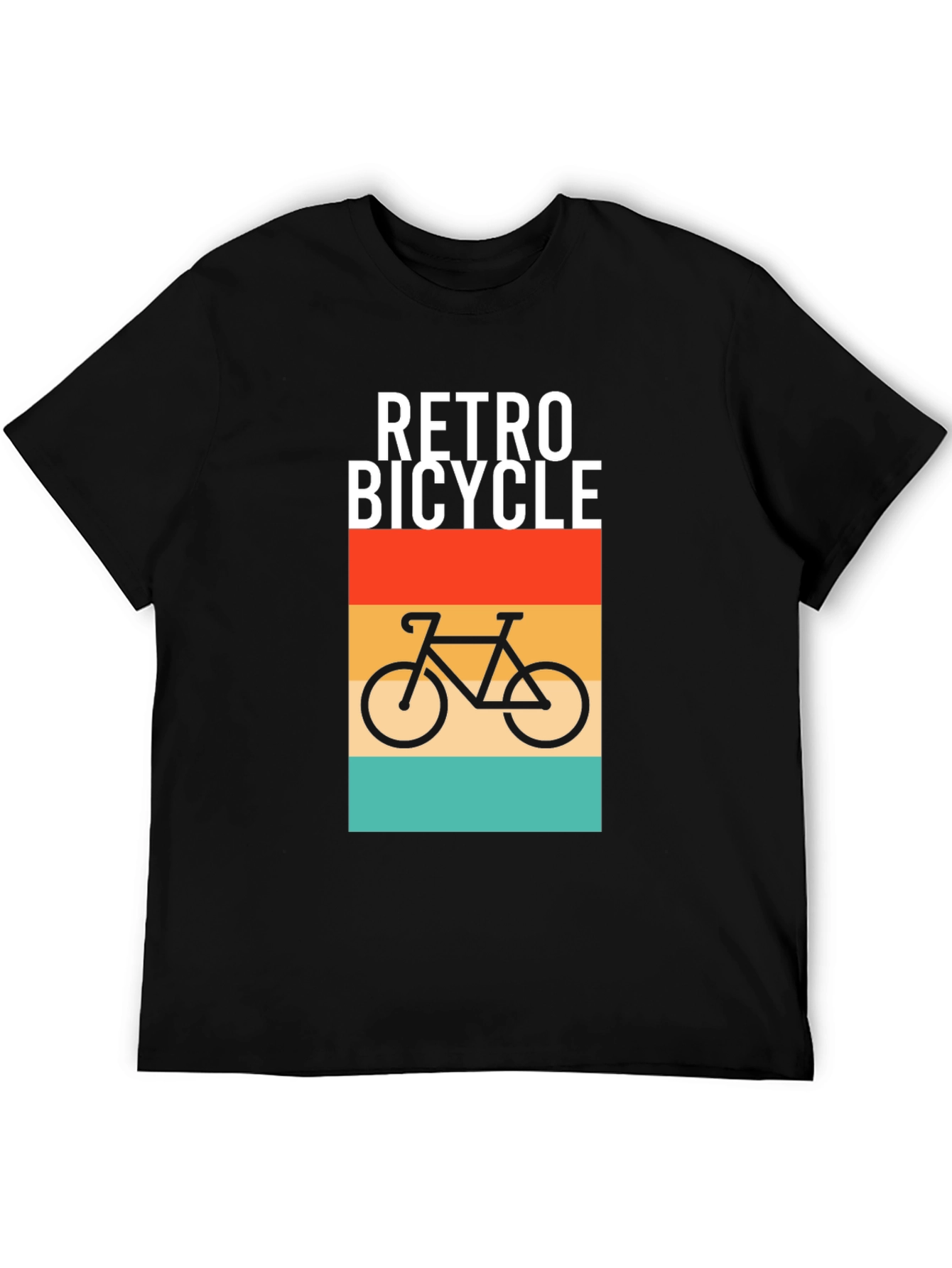 Retro Bicycle Graphic T-Shirt - Stylish Comfort